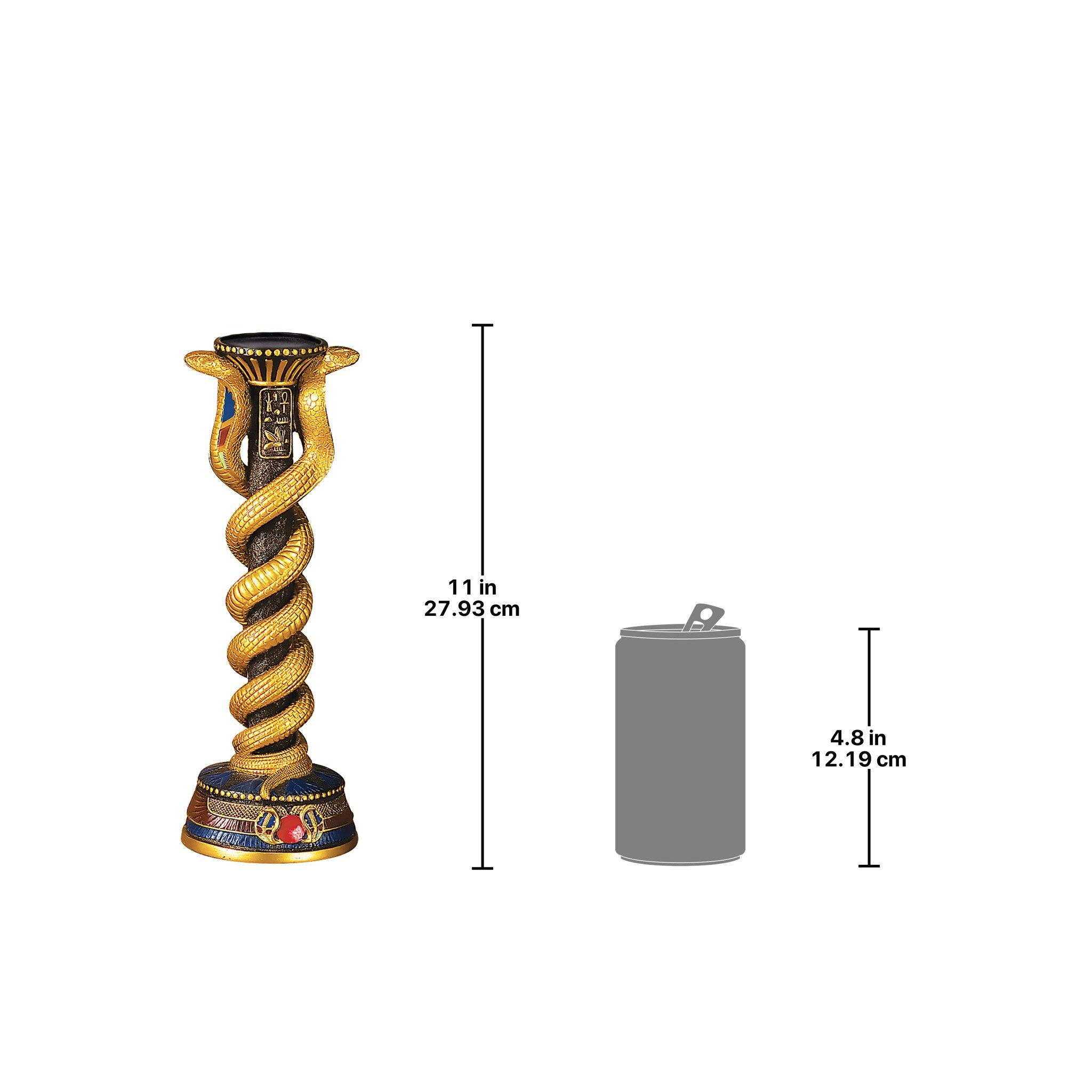 Toscano - Renenutet the Cobra Goddess Altar Candlestick