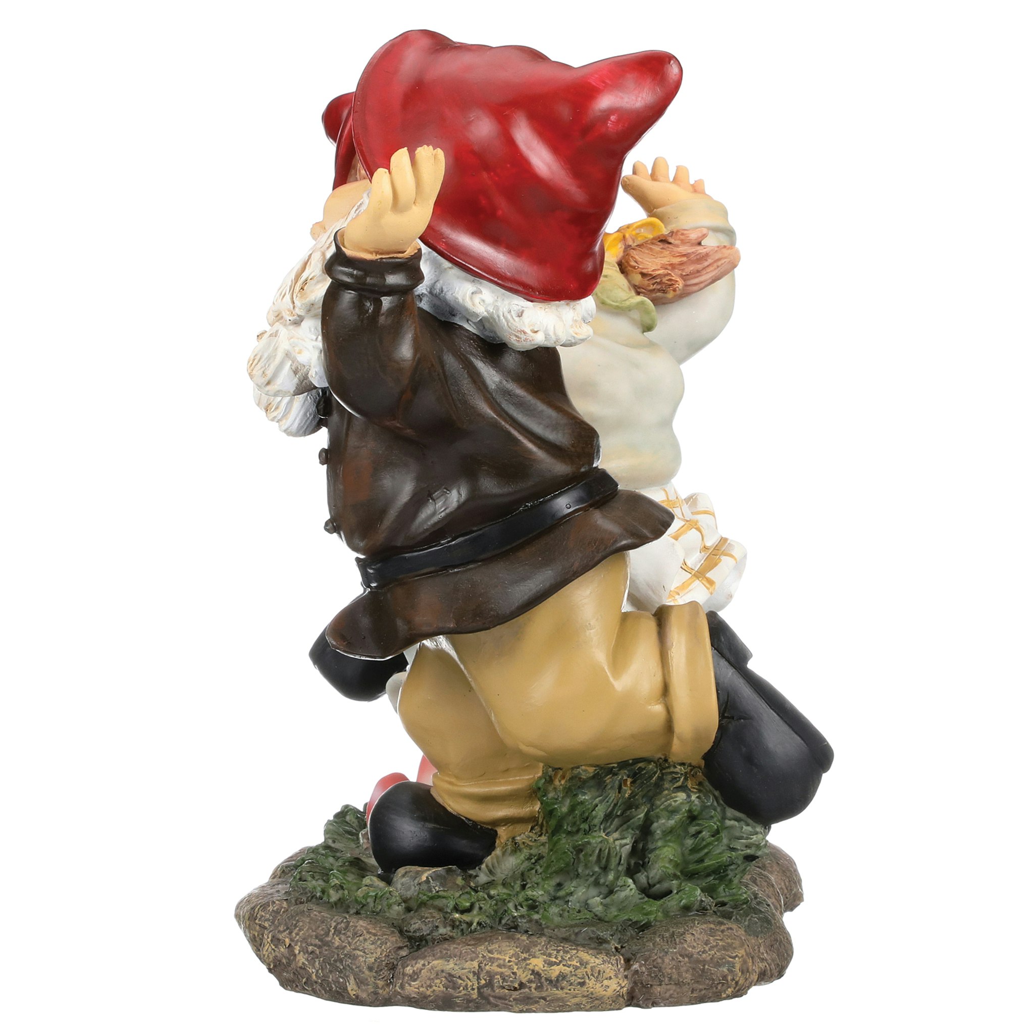 Toscano - Dancing Duo Garden Gnome Statue