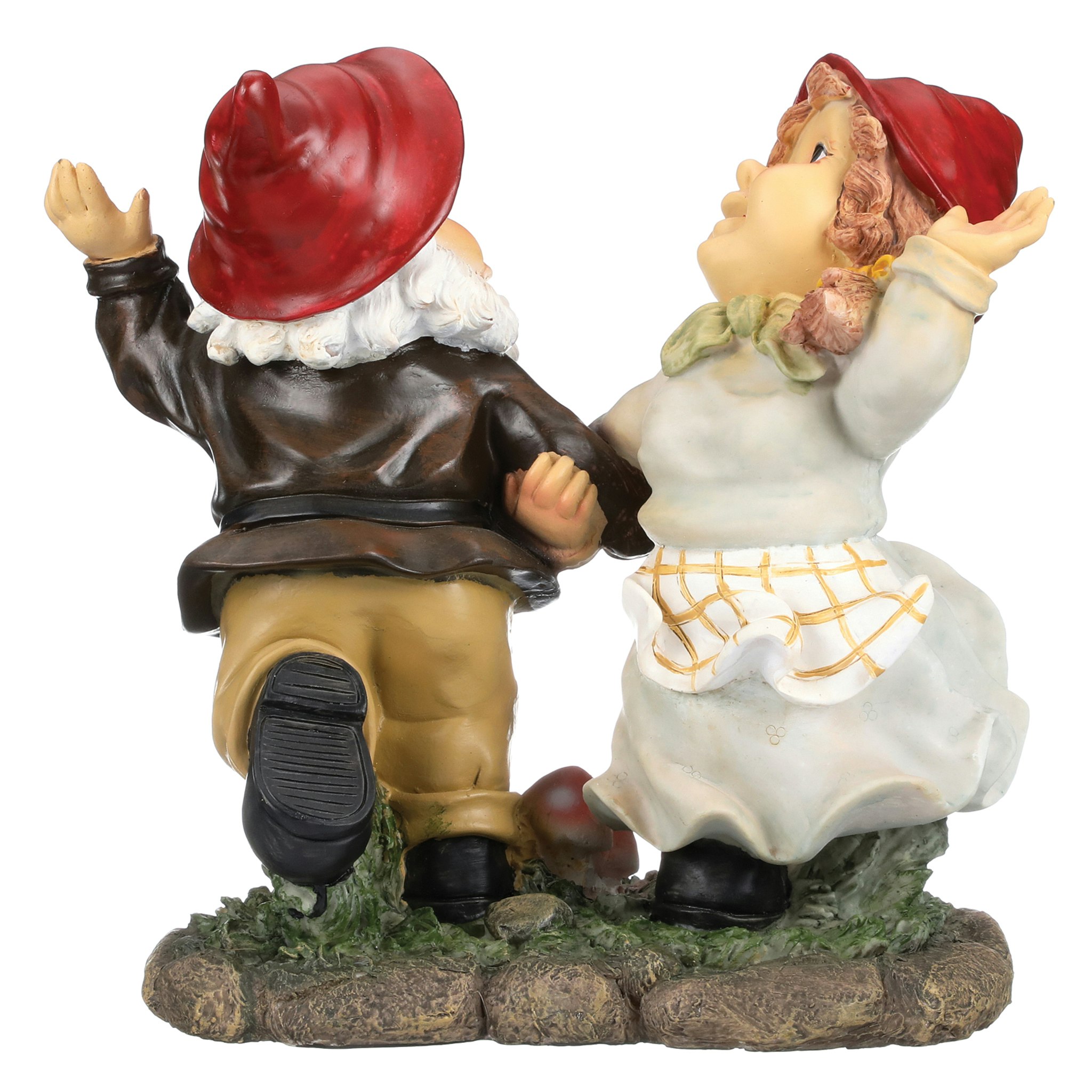 Toscano - Dancing Duo Garden Gnome Statue