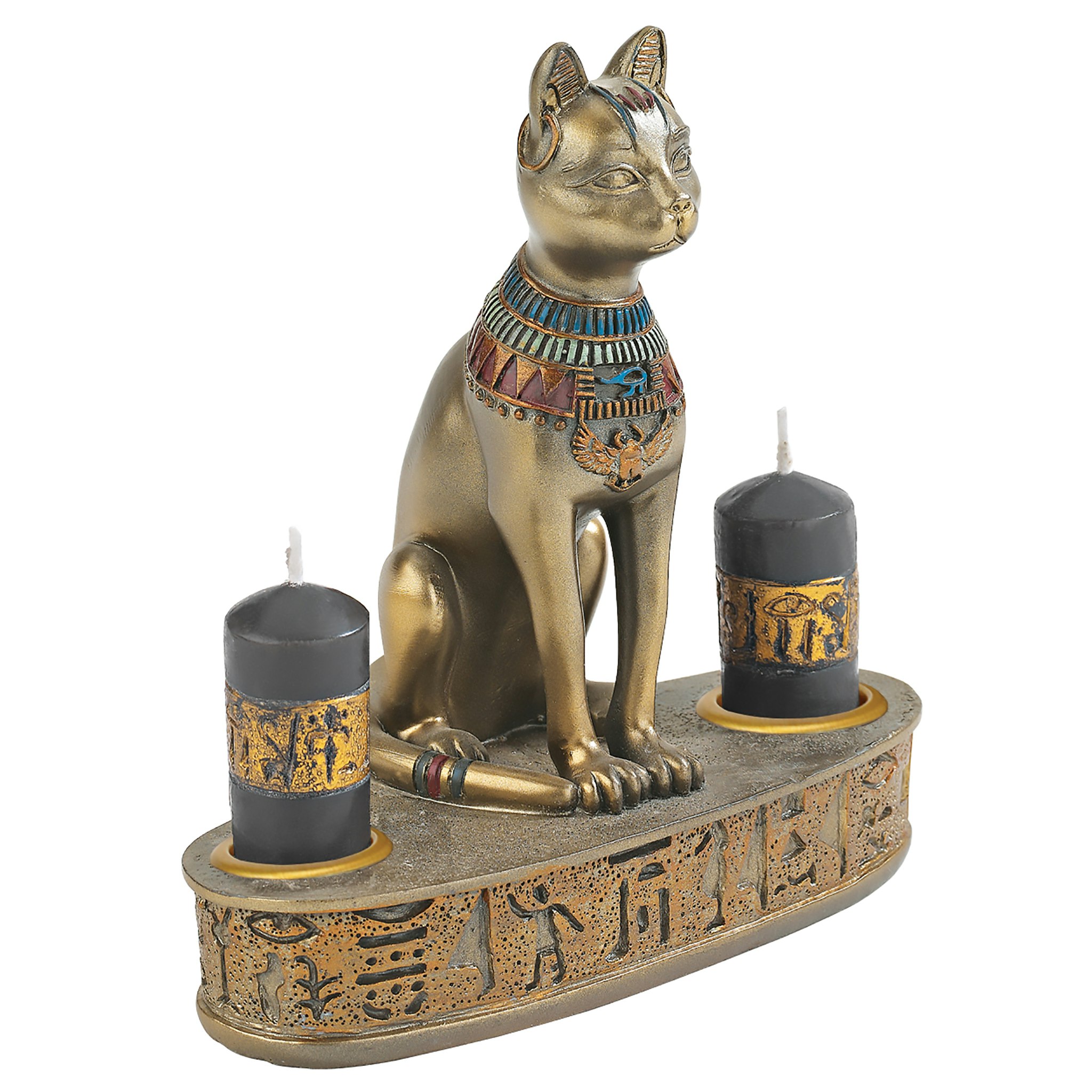 Toscano - Altar of the Goddess Bastet Candleholder