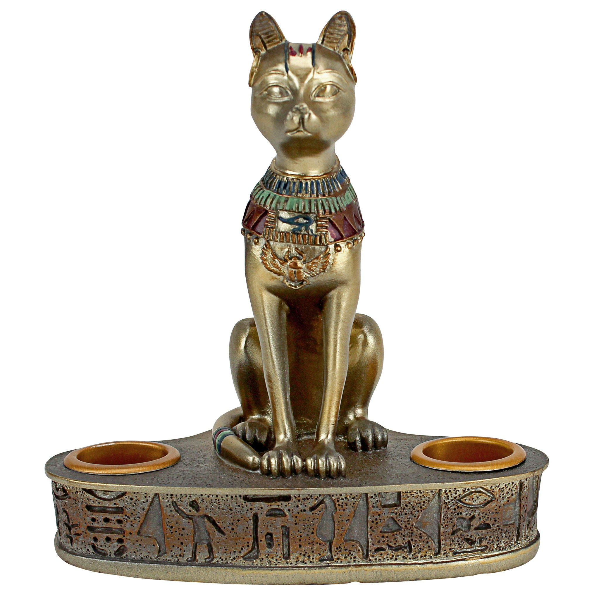 Toscano - Altar of the Goddess Bastet Candleholder