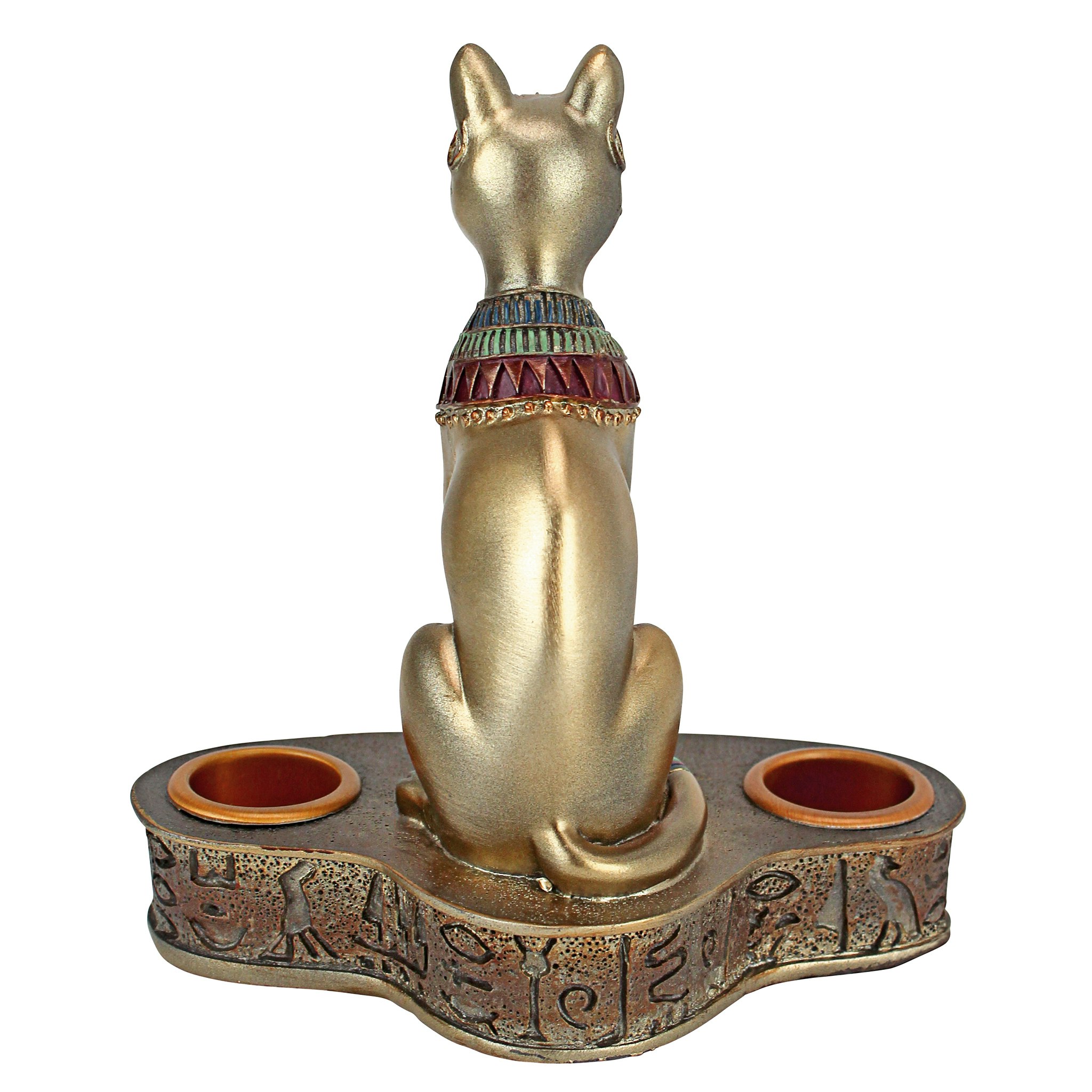 Toscano - Altar of the Goddess Bastet Candleholder