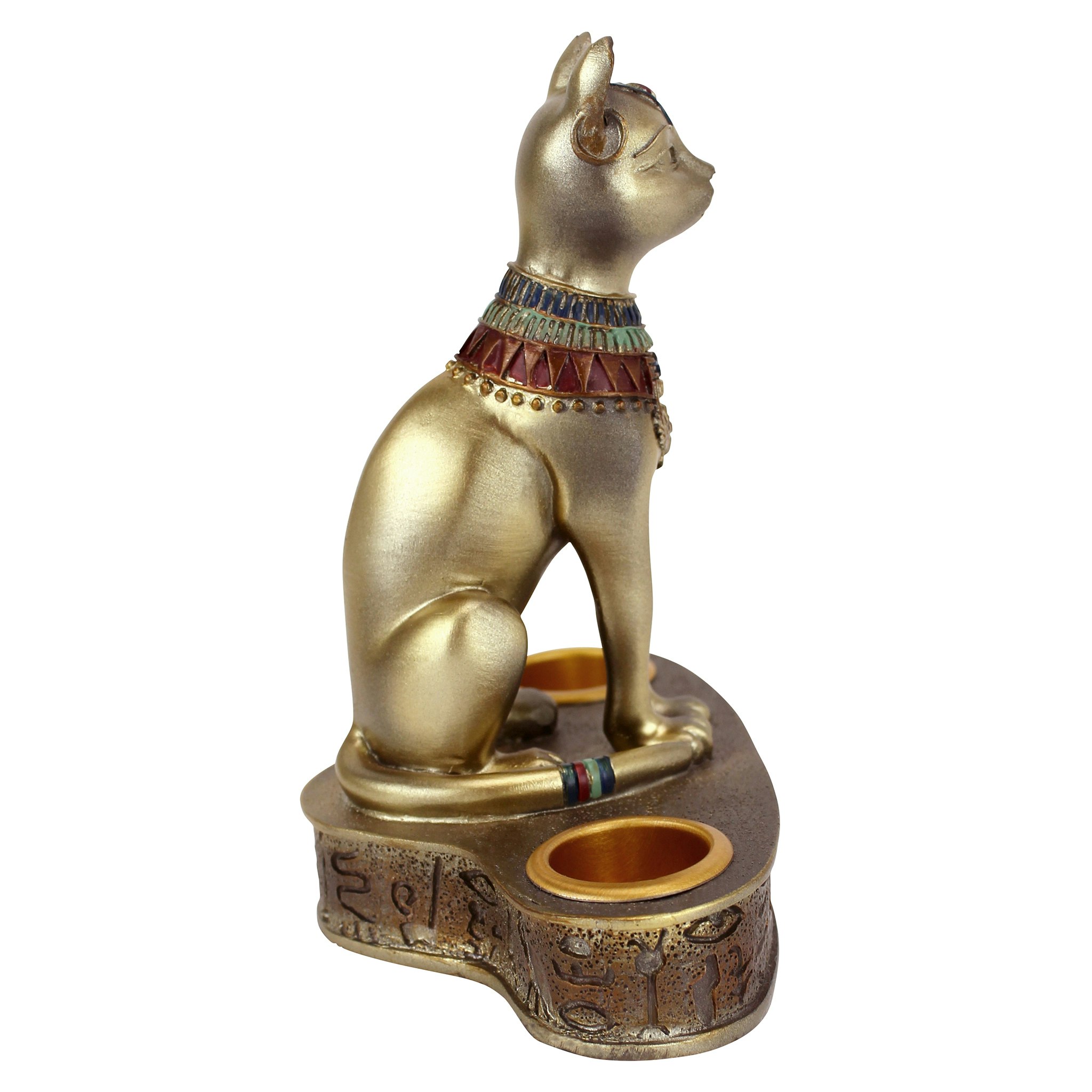 Toscano - Altar of the Goddess Bastet Candleholder