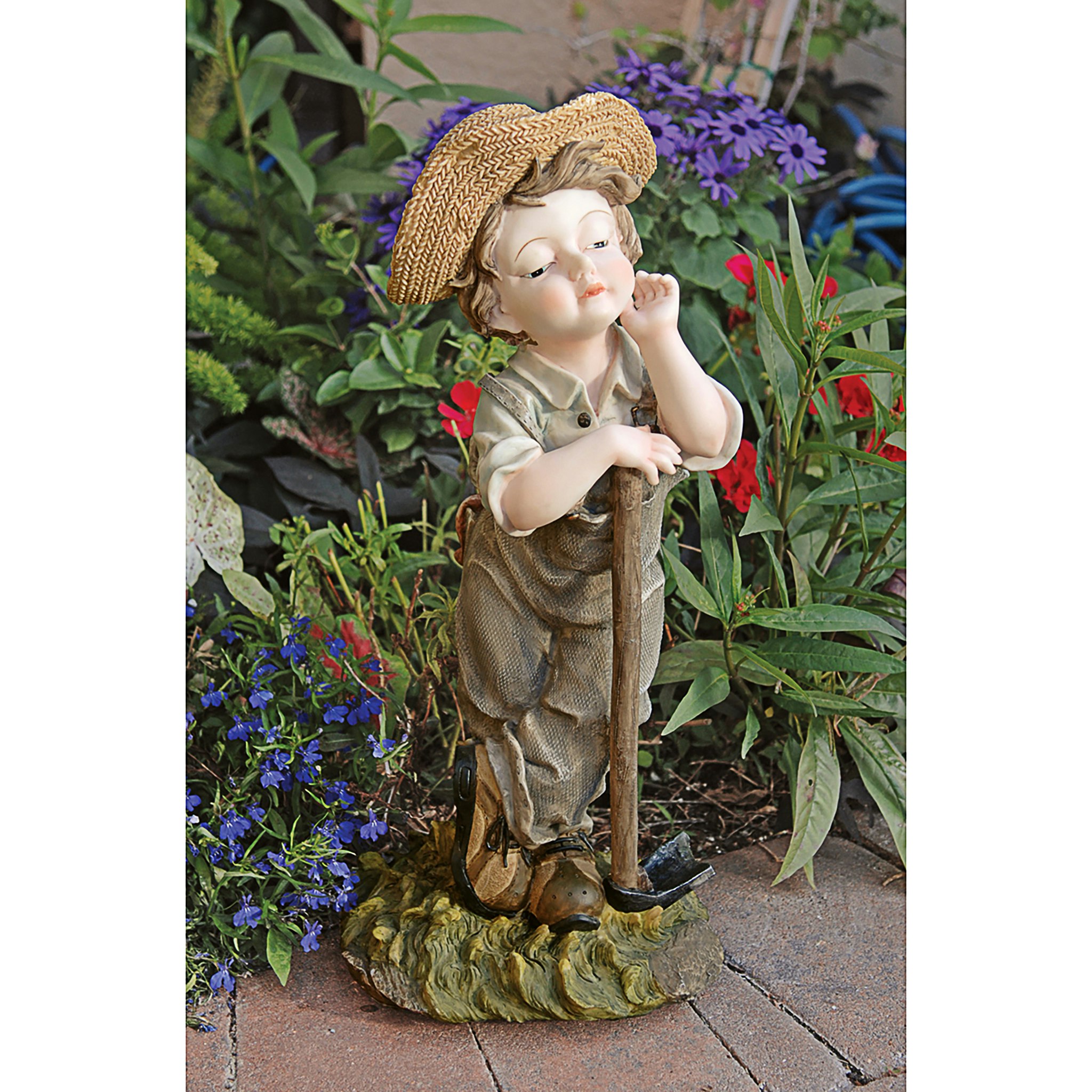 Toscano - Farmer Frank Garden Statue