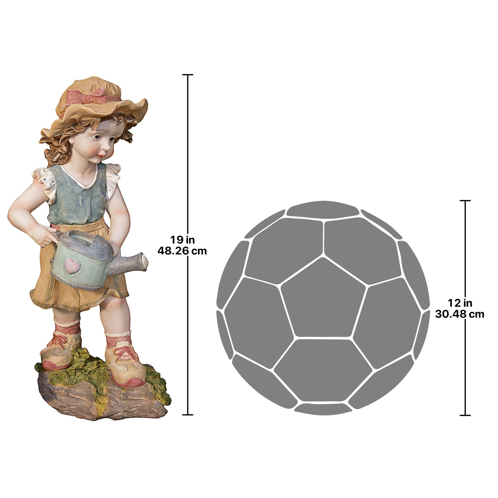 Toscano Farmer Fanny Garden Statue