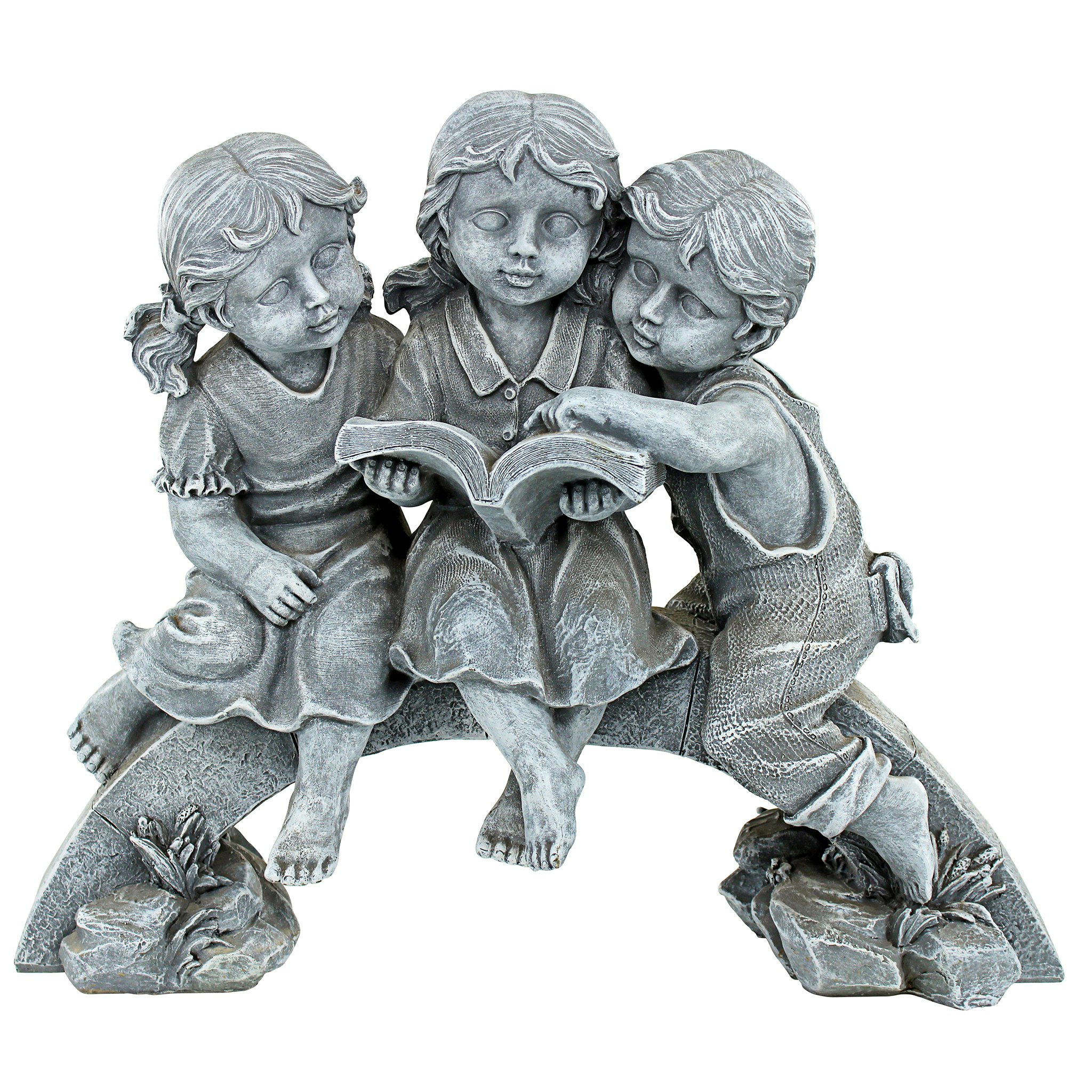 Toscano - Nature Scholars Reading Children Garden Statue