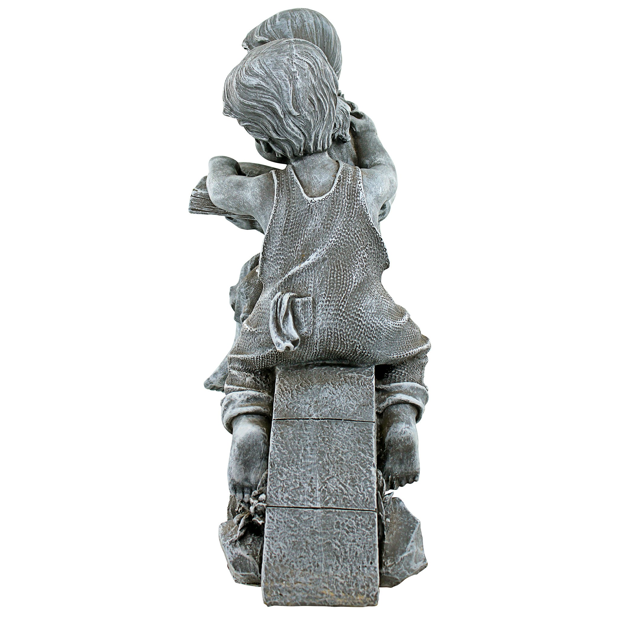 Toscano - Nature Scholars Reading Children Garden Statue