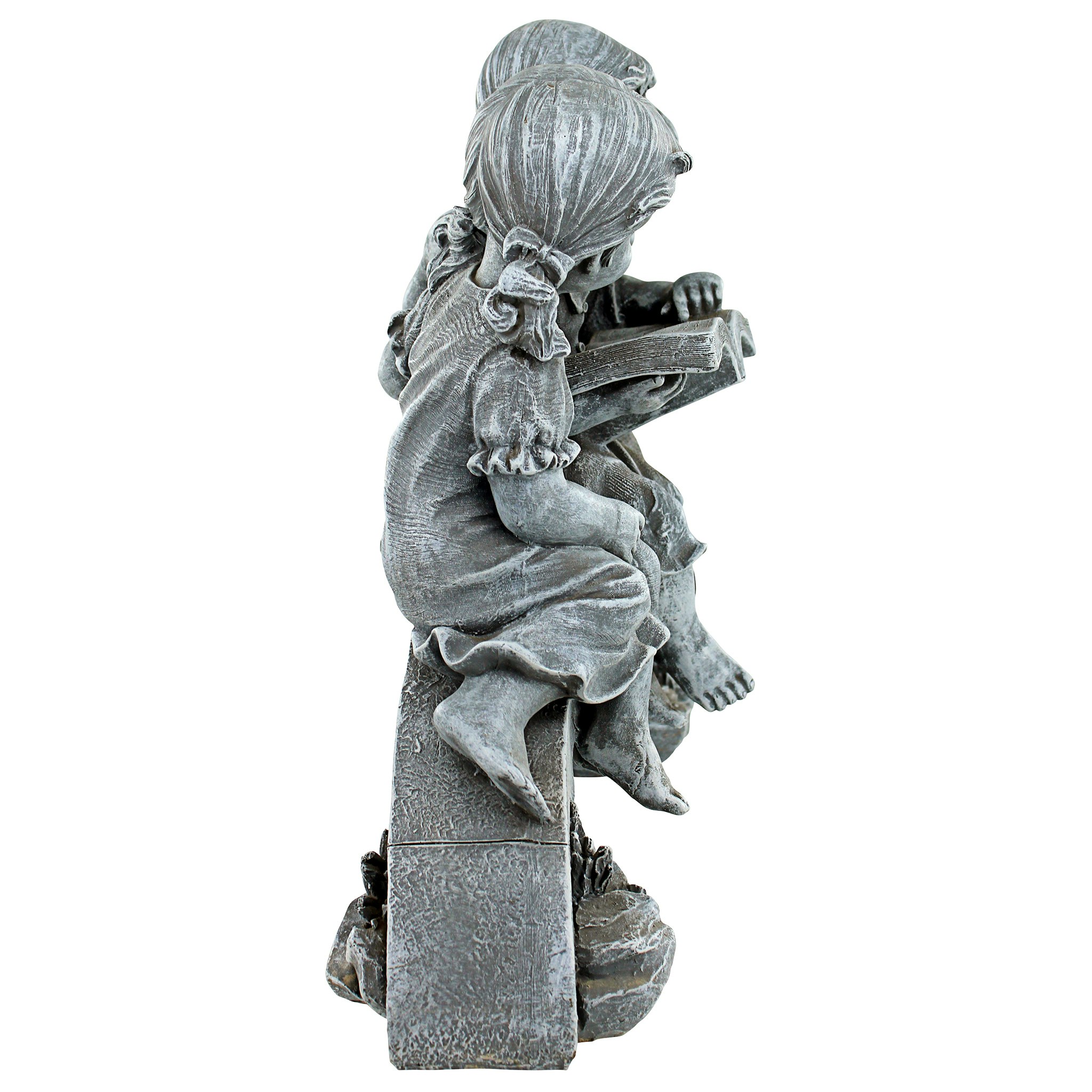 Toscano - Nature Scholars Reading Children Garden Statue