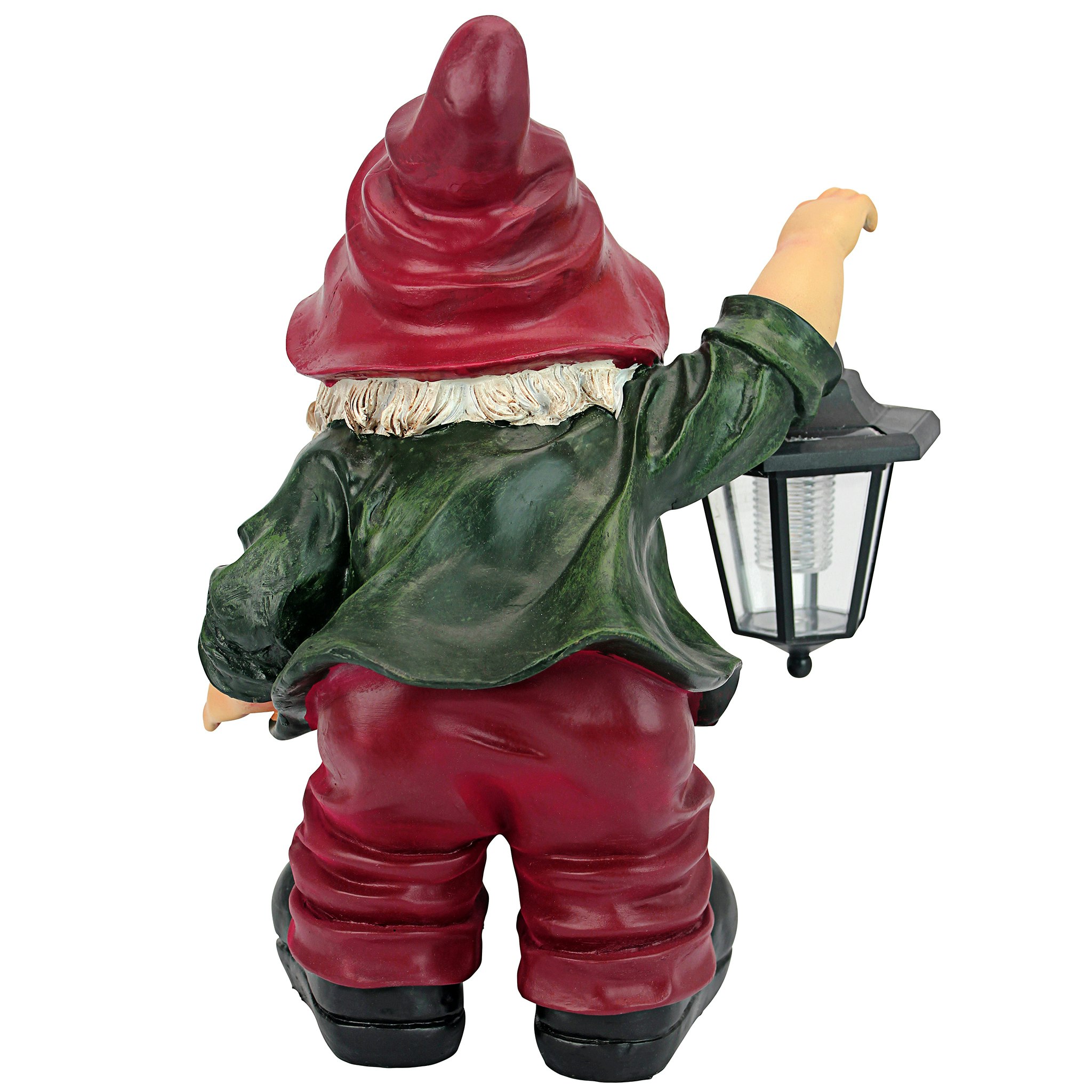 Toscano - Edison with the Lighted Lantern Garden Gnome Statue