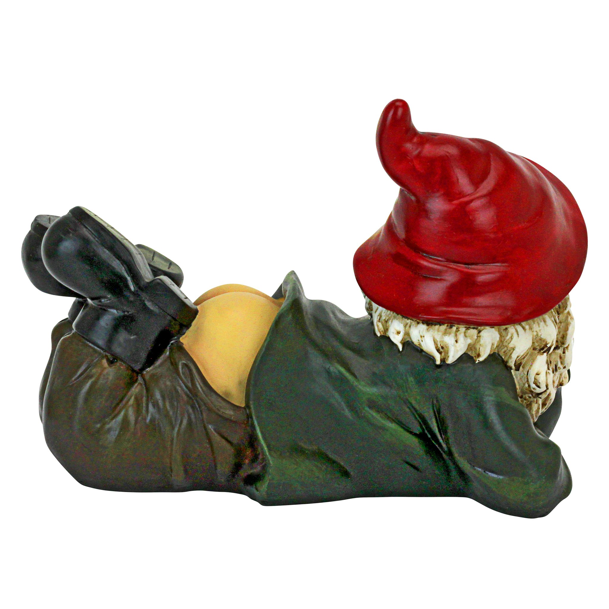 Toscano - Sun Dont Shine Mooning Naughty Garden Gnome Statue