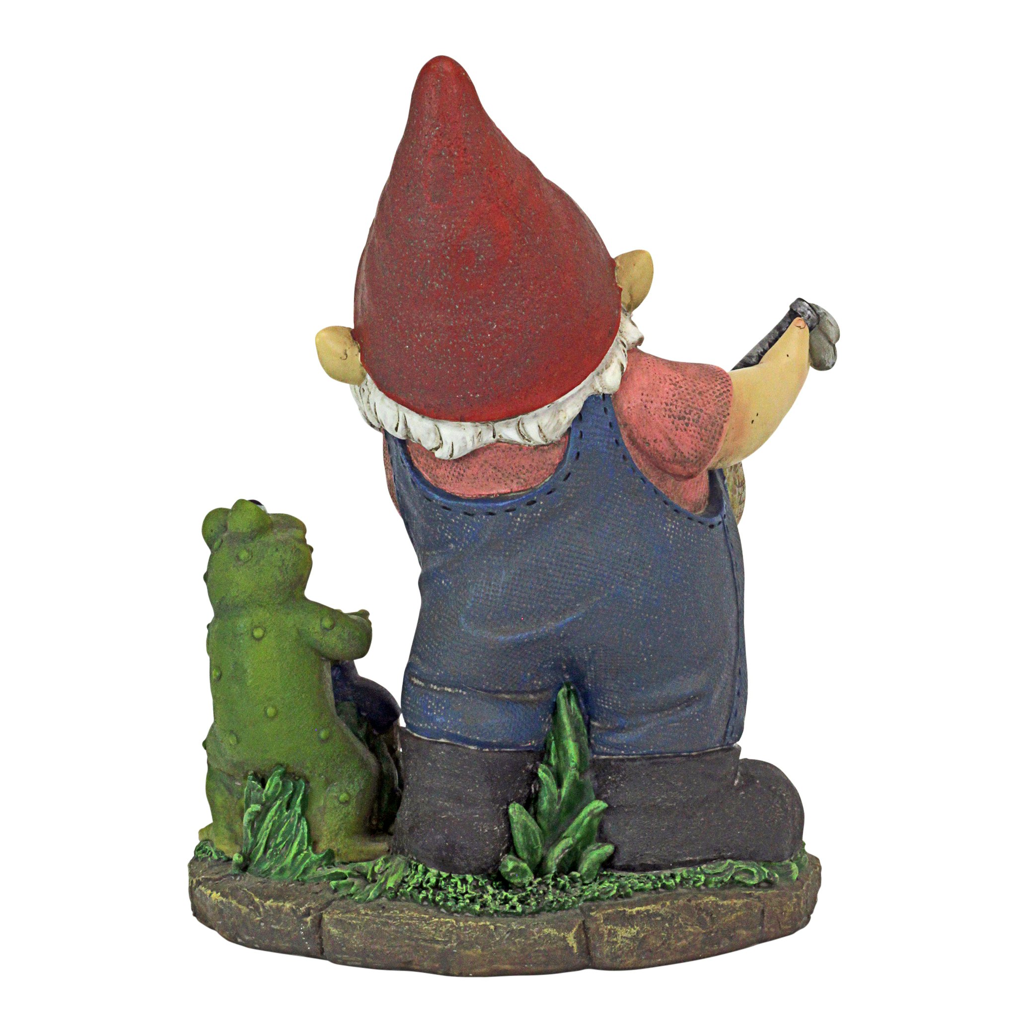 Toscano - Firefighter Franz and his Frog Fire Brigade Garden Gnome Statue