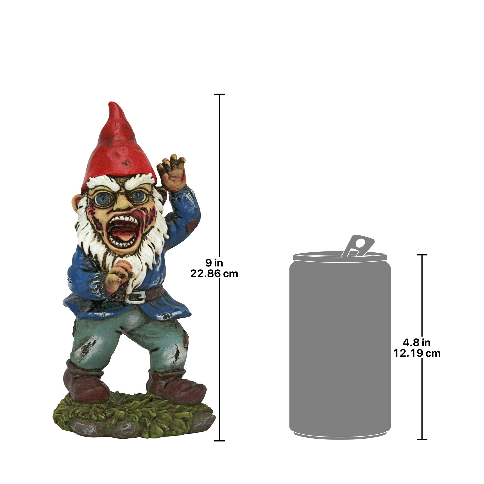 Toscano - Attack of the Dead Walking Zombie Apocalypse Garden Gnome Statue