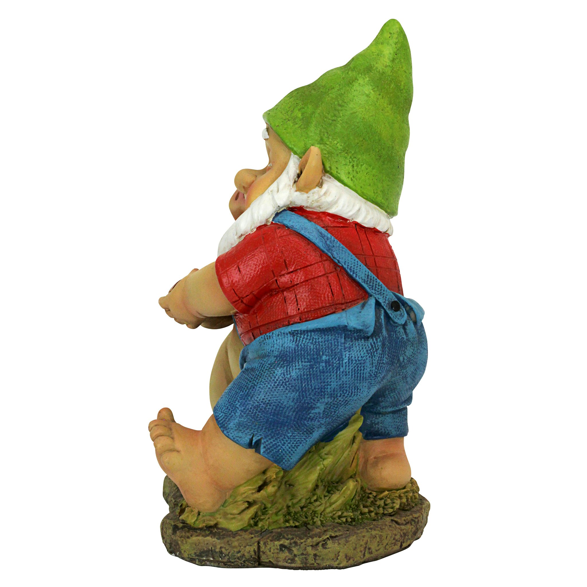 Toscano - Happy as a Pig in Slop Garden Gnome Statue