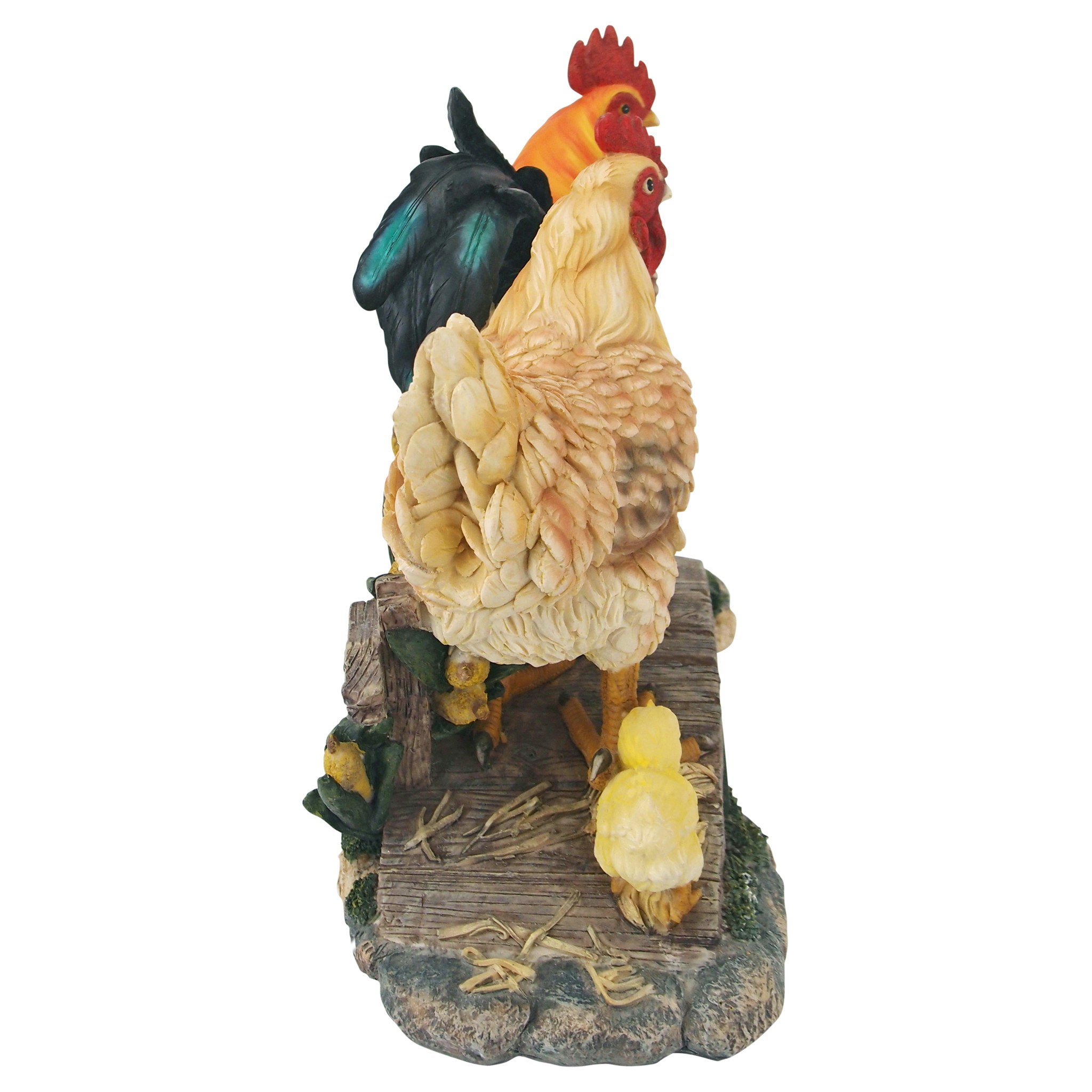 Toscano - Chickens Bridging the Roost Garden Statue