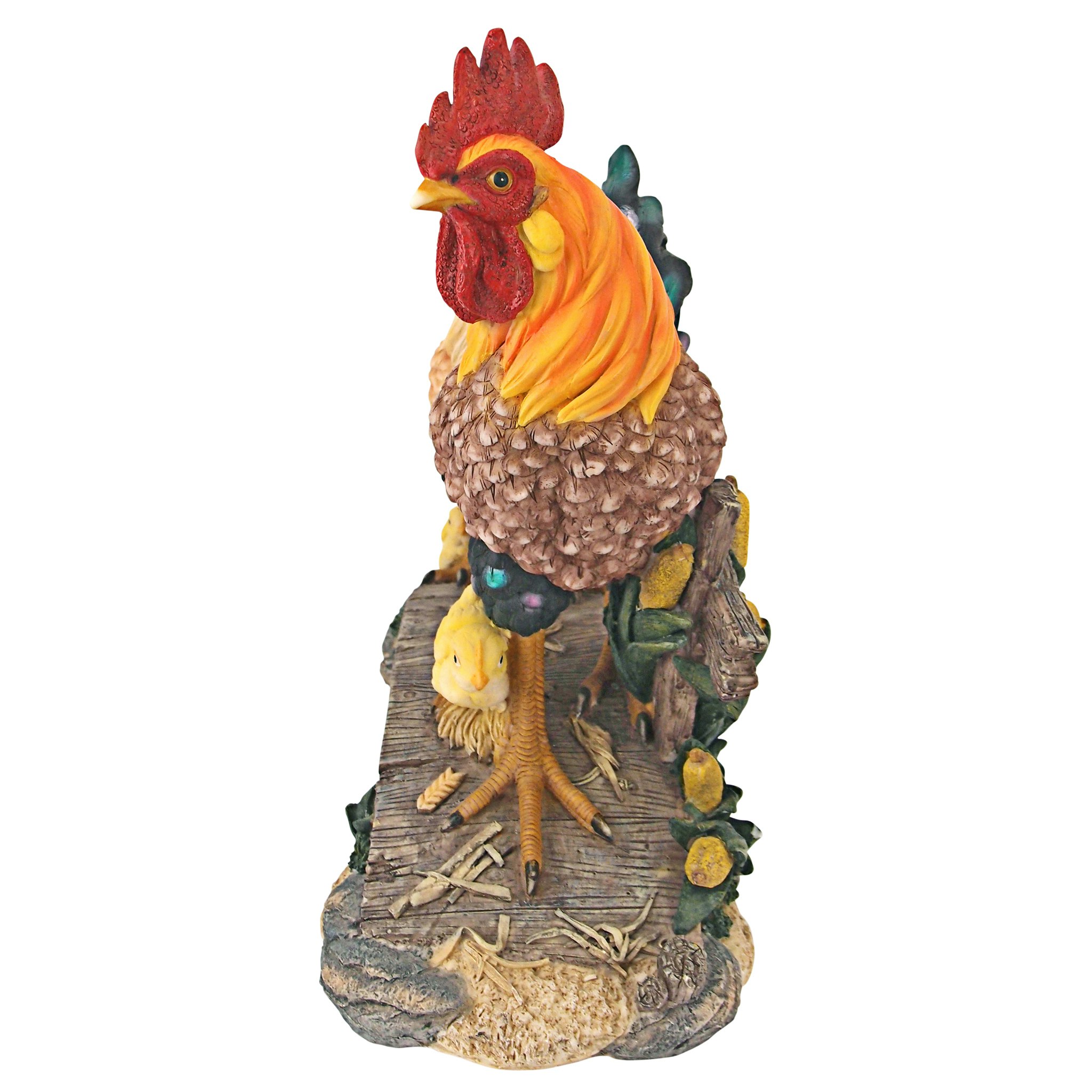 Toscano - Chickens Bridging the Roost Garden Statue