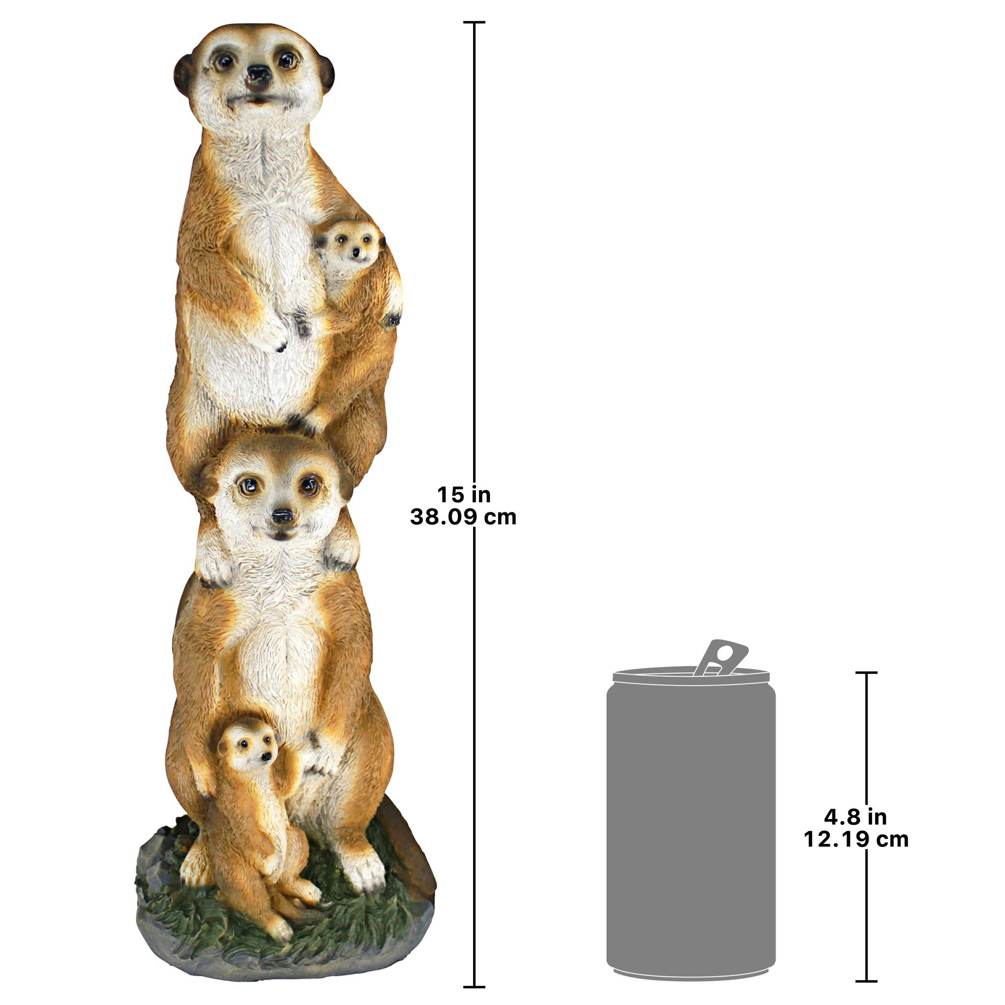 Toscano - Meerkat Generations Garden Statue