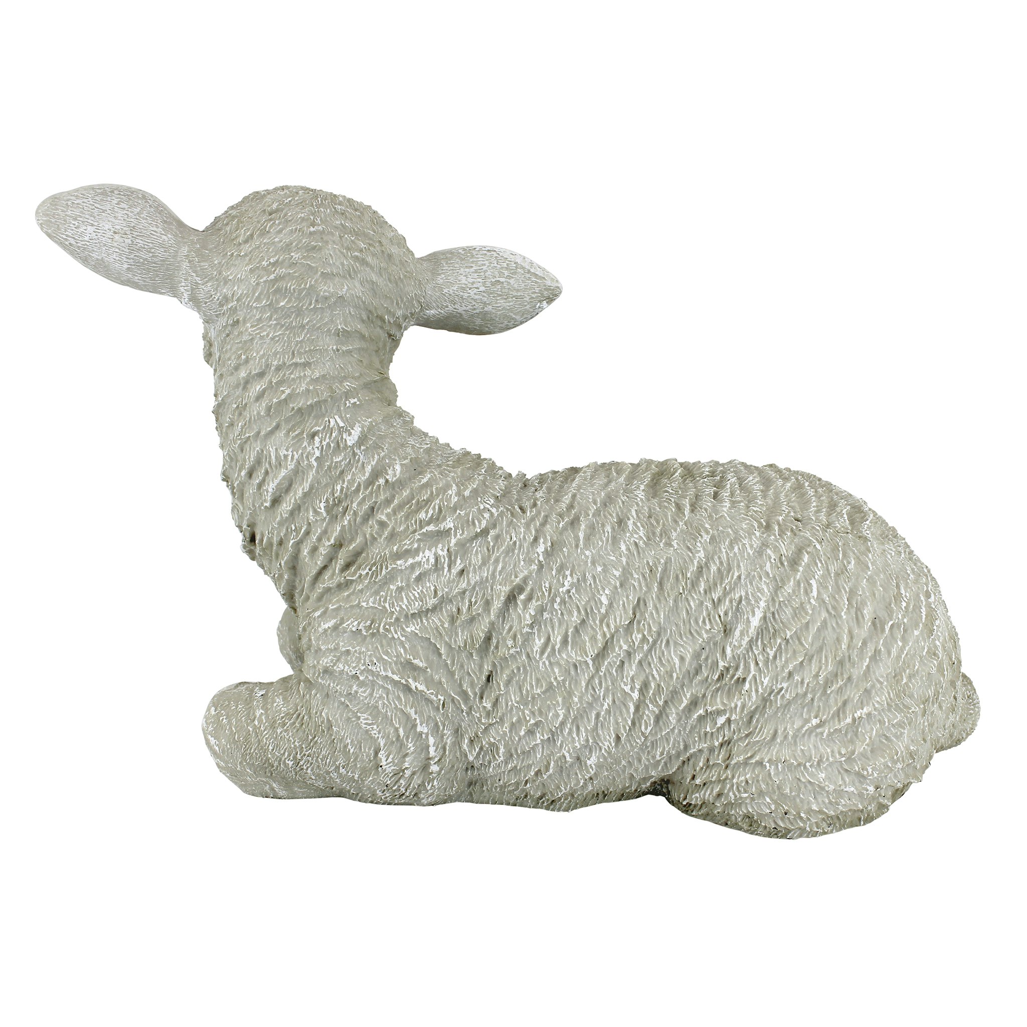 Toscano Yorkshire Lamb Garden Statue - Sitting Lamb