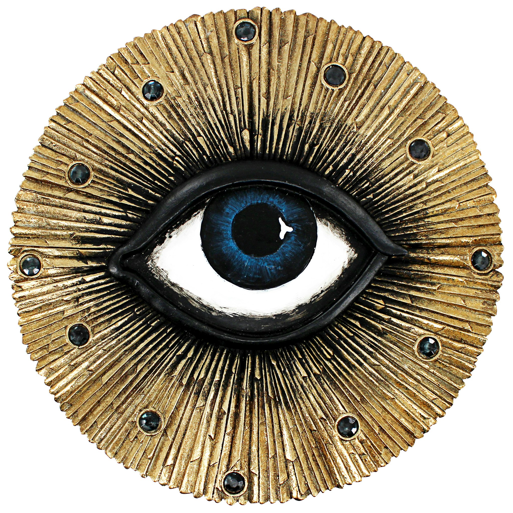 Toscano - All Seeing Eye Awakened Spiritual Consciousness Wall Sculpture