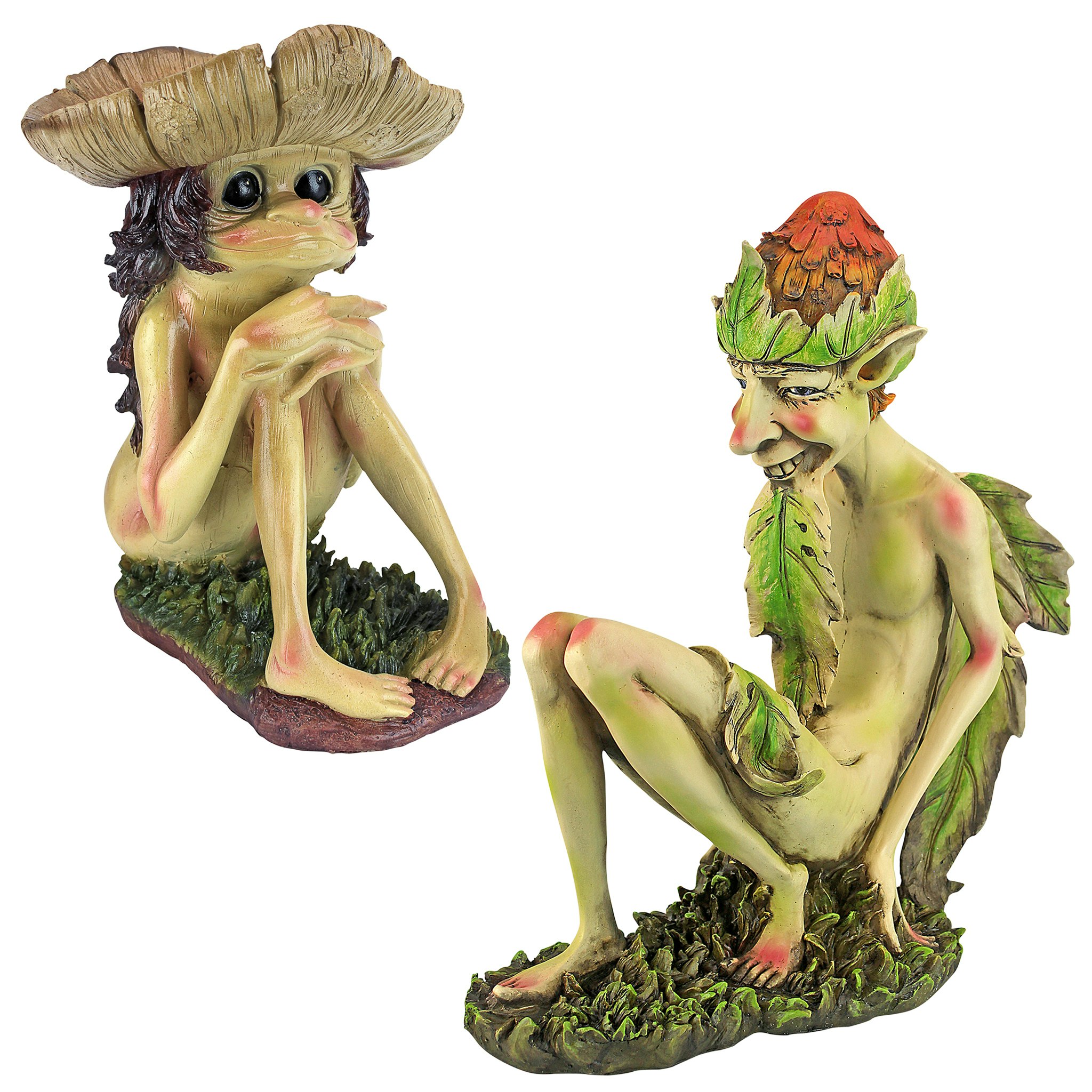 Toscano - Svenska and Theodor the Garden Trolls Statues