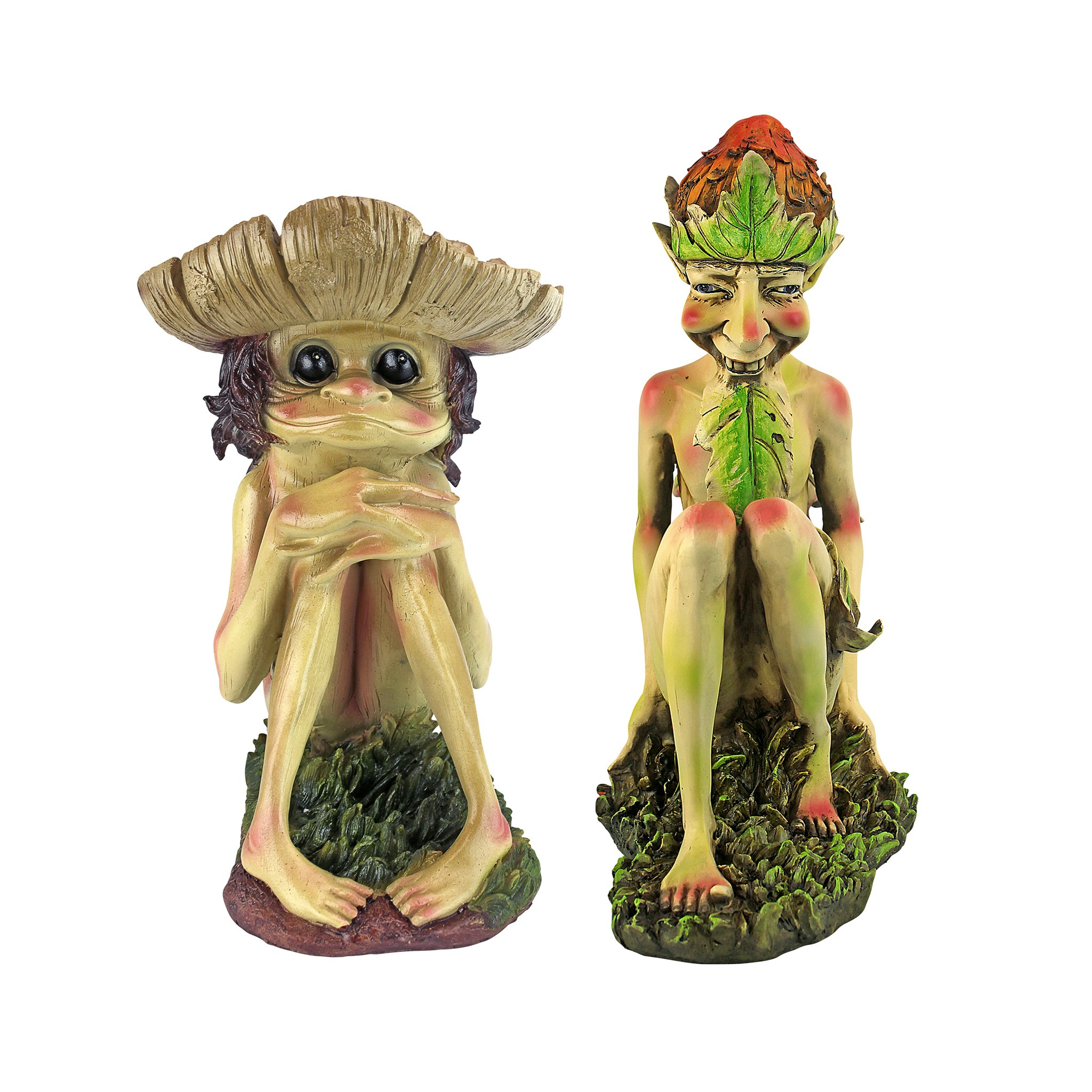 Toscano - Svenska and Theodor the Garden Trolls Statues