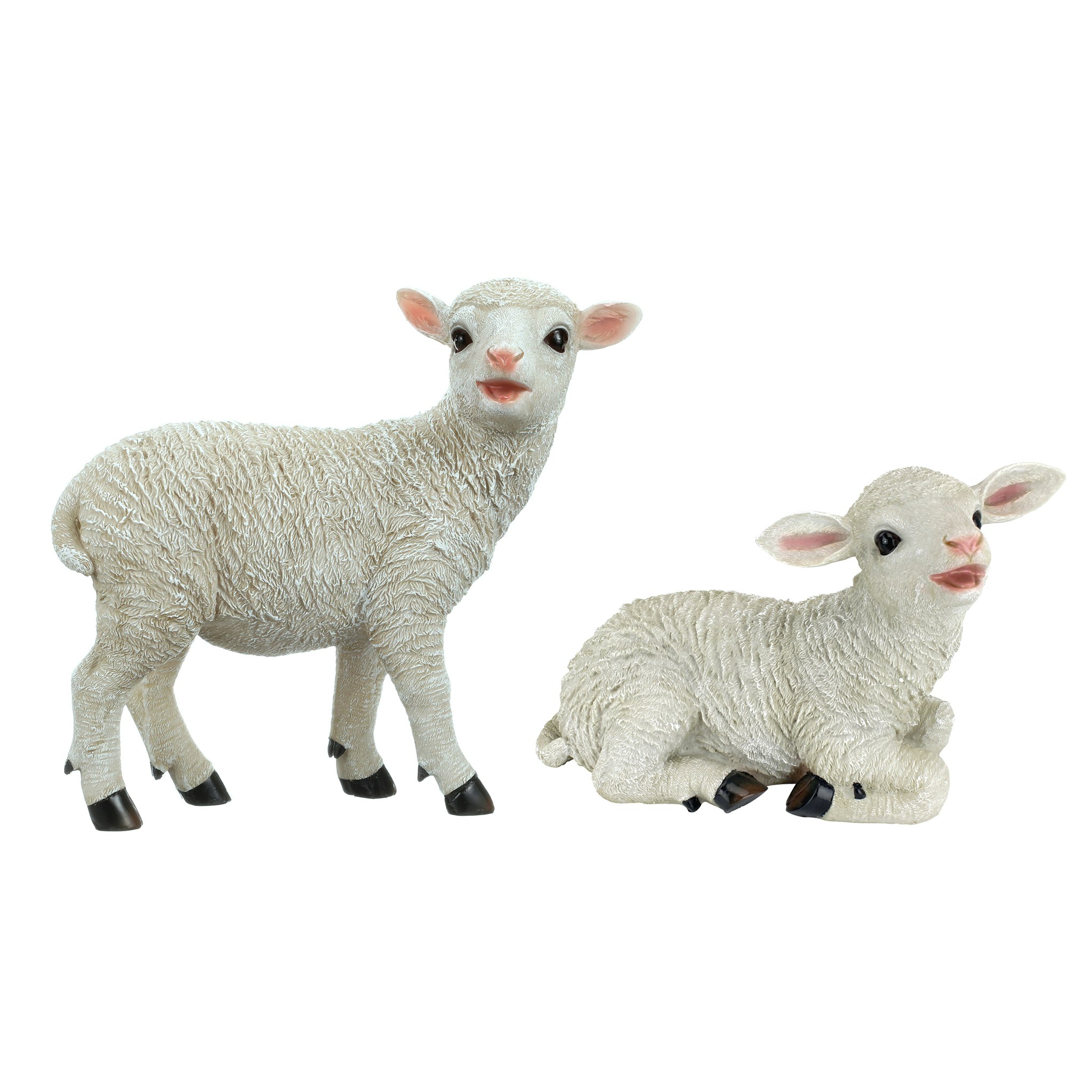 Toscano - Set of 2 Yorkshire Lamb Garden Statues