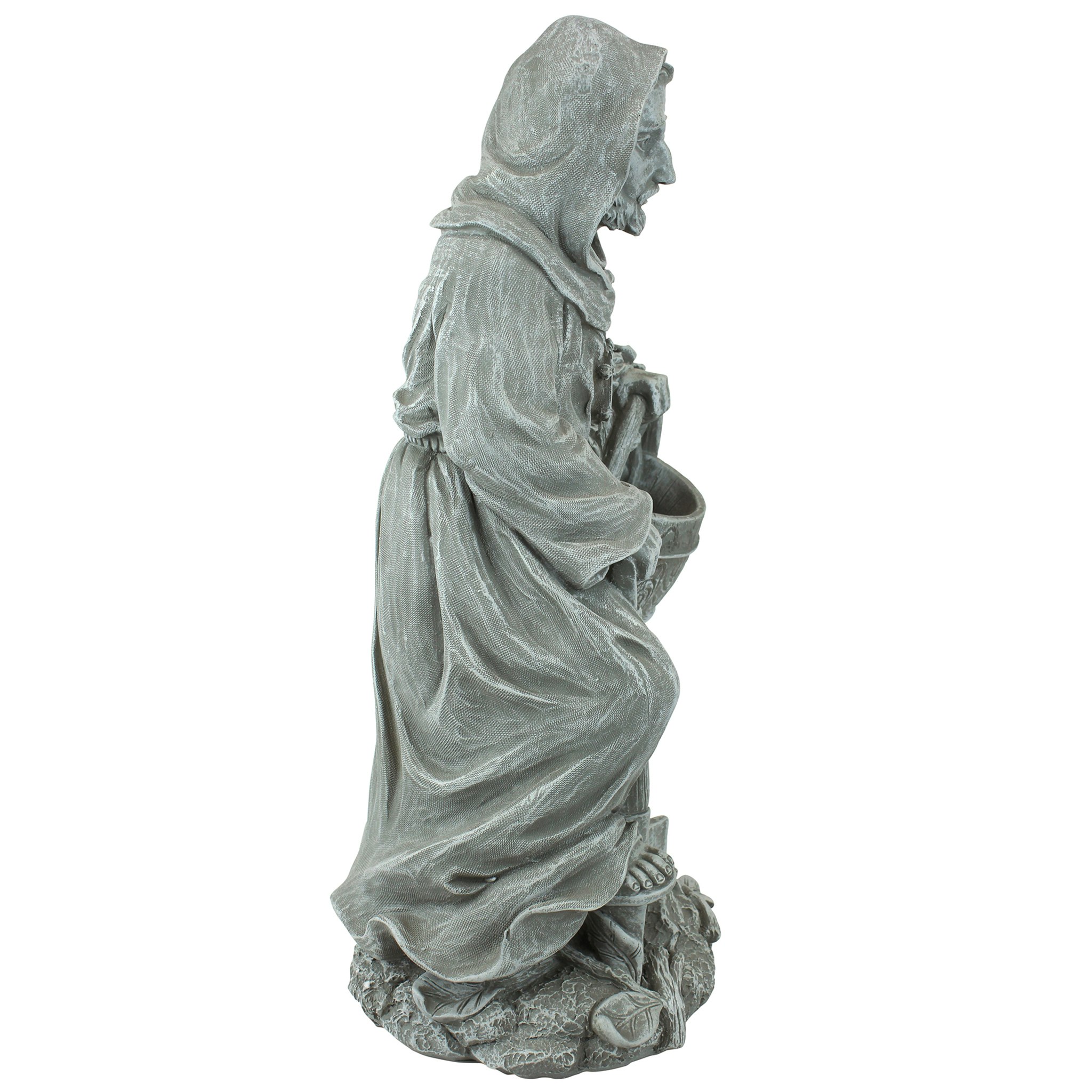 Toscano St. Fiacre the Gardener Patron Saint Statue - Small