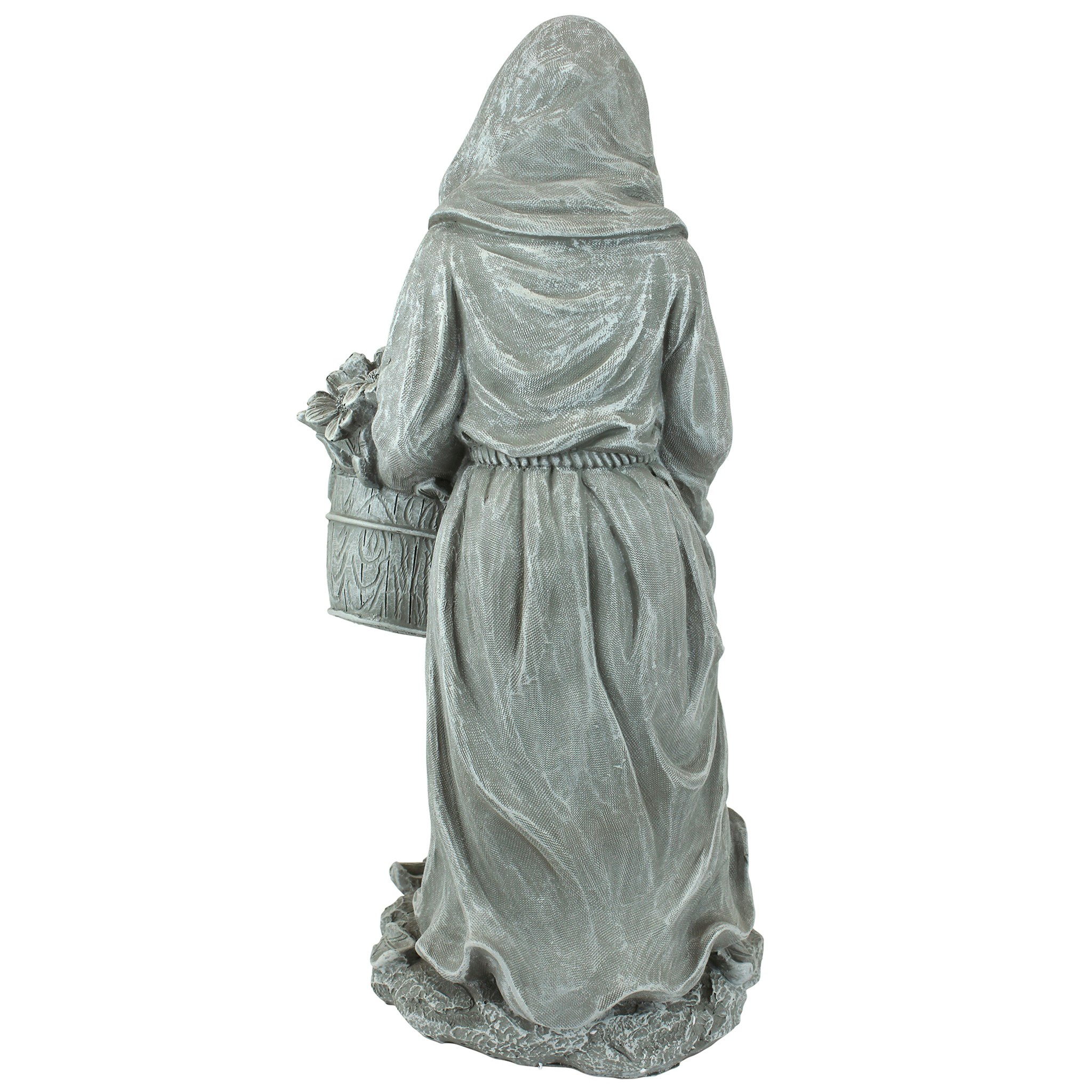 Toscano St. Fiacre the Gardener Patron Saint Statue - Small