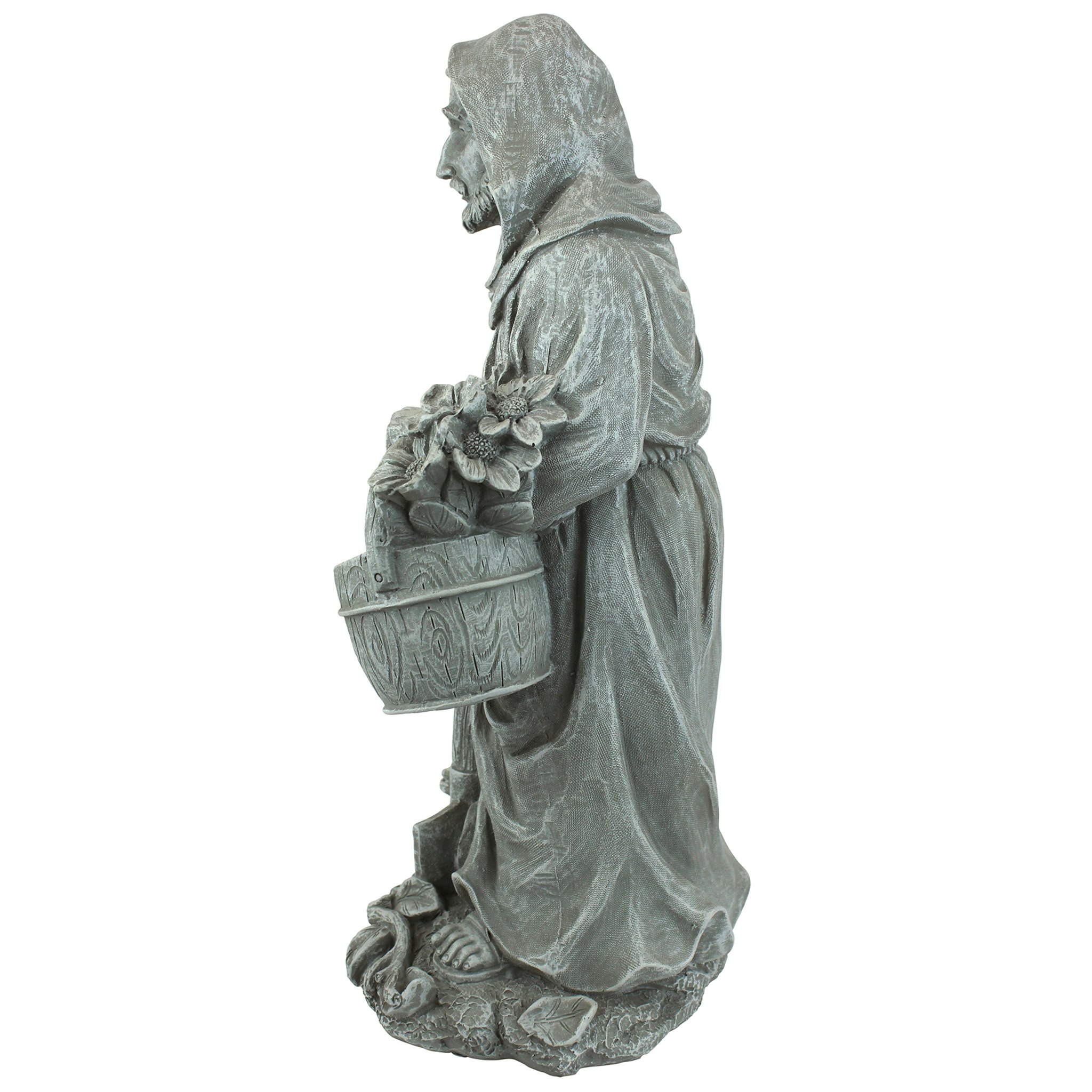 Toscano St. Fiacre the Gardener Patron Saint Statue - Small