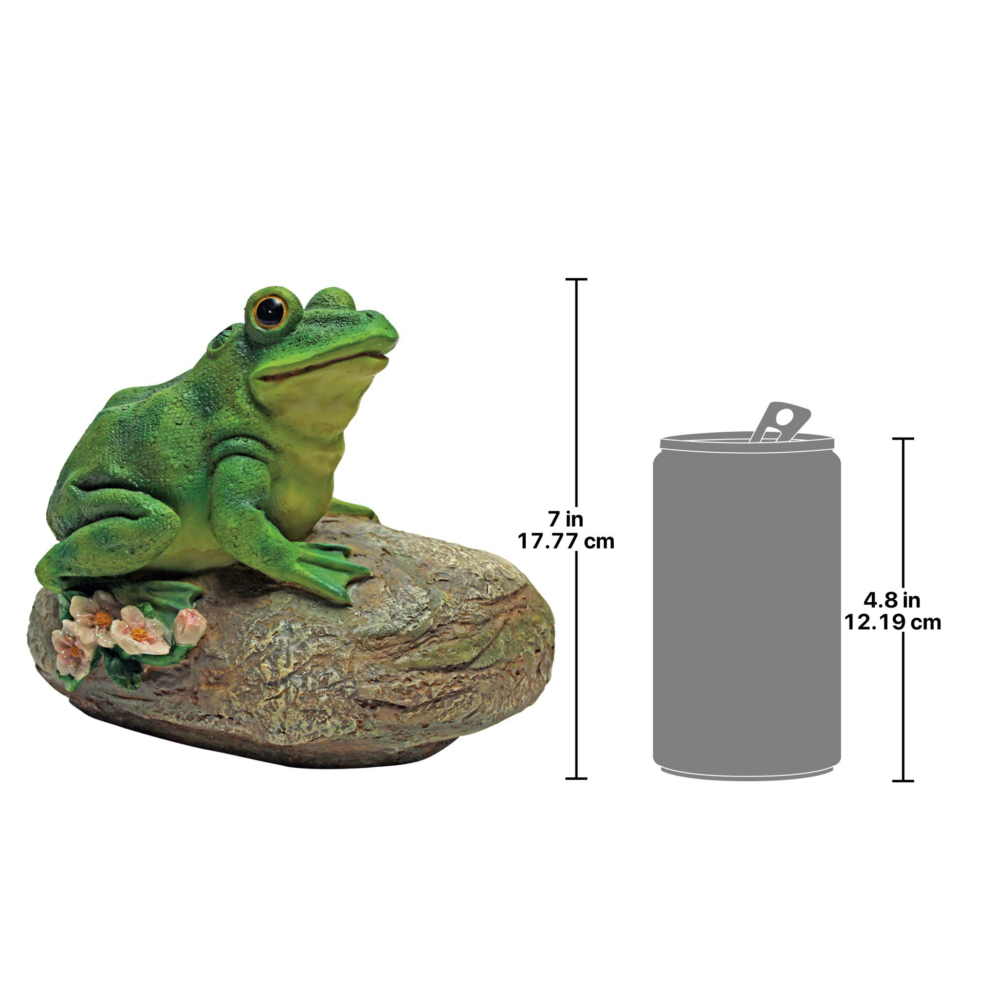 Toscano - Thurstonthe FrogGarden Rock Sitting Toad Statue