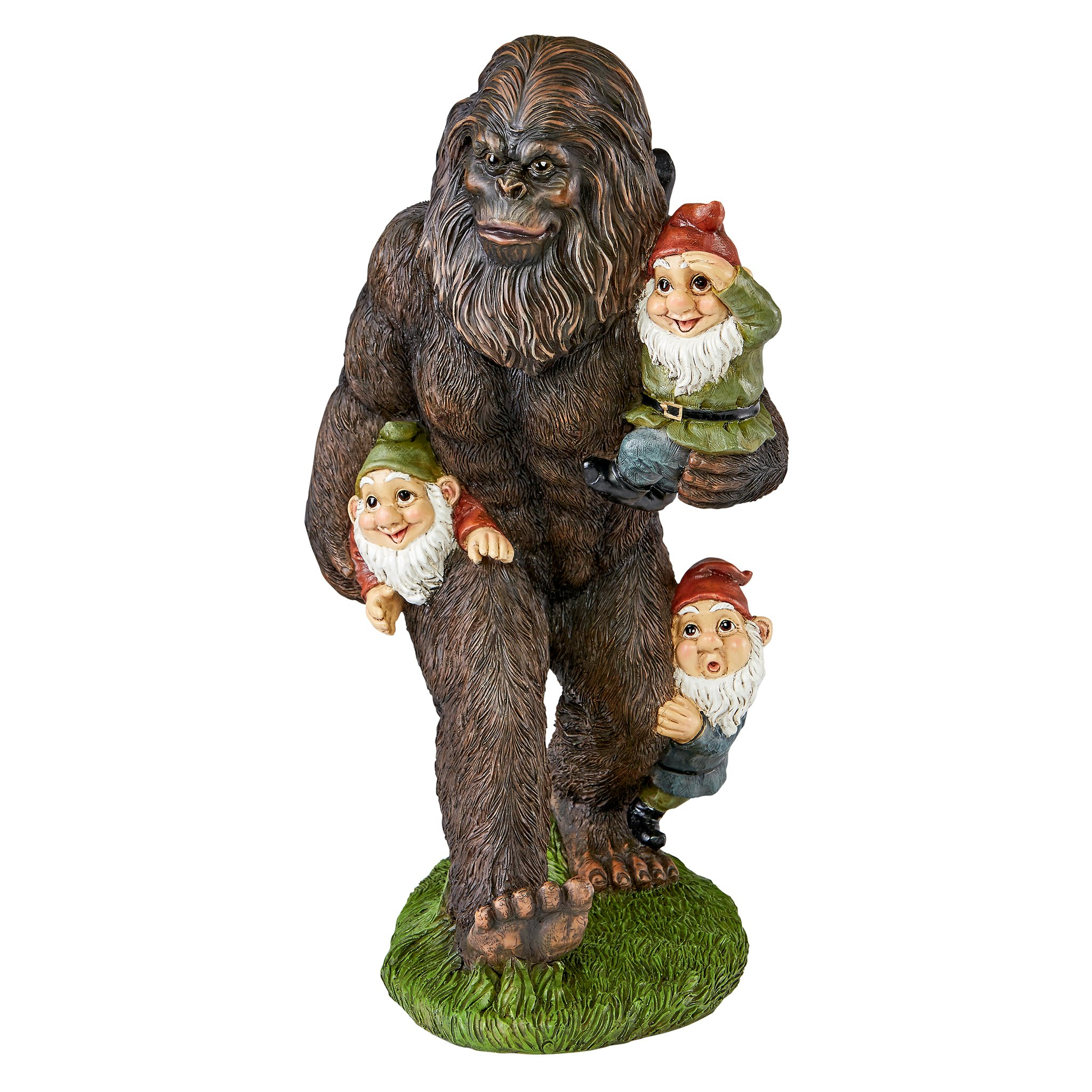 Toscano - Schlepping the Garden Gnomes Bigfoot Statue