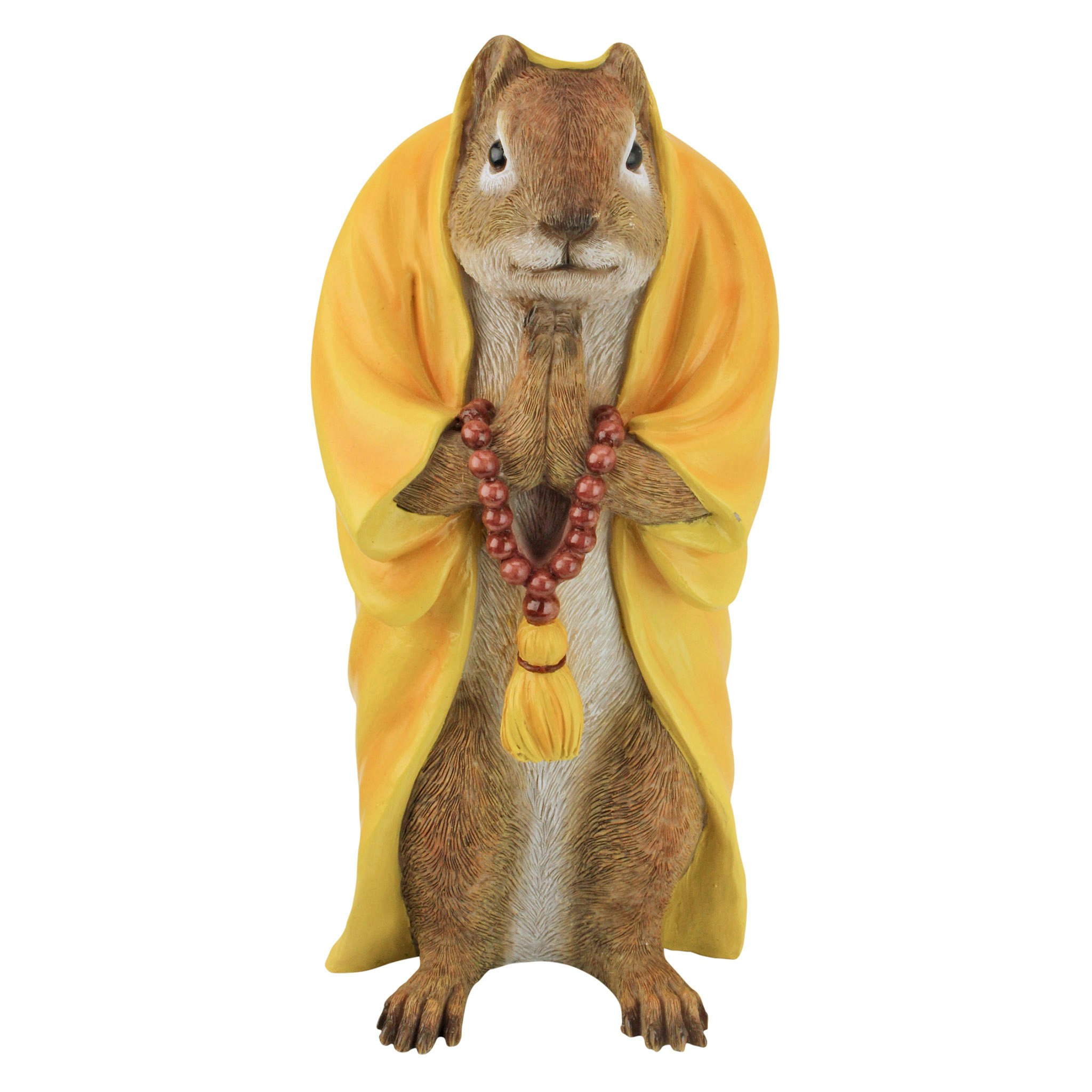 Toscano - Sensei Monk Zen Garden Squirrel Animal Statue