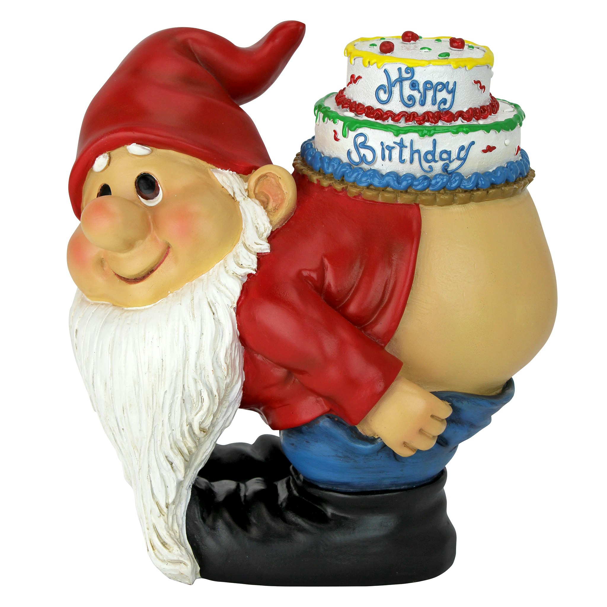 Toscano - Loonie Moonie Happy Birthday Garden Gnome Statue