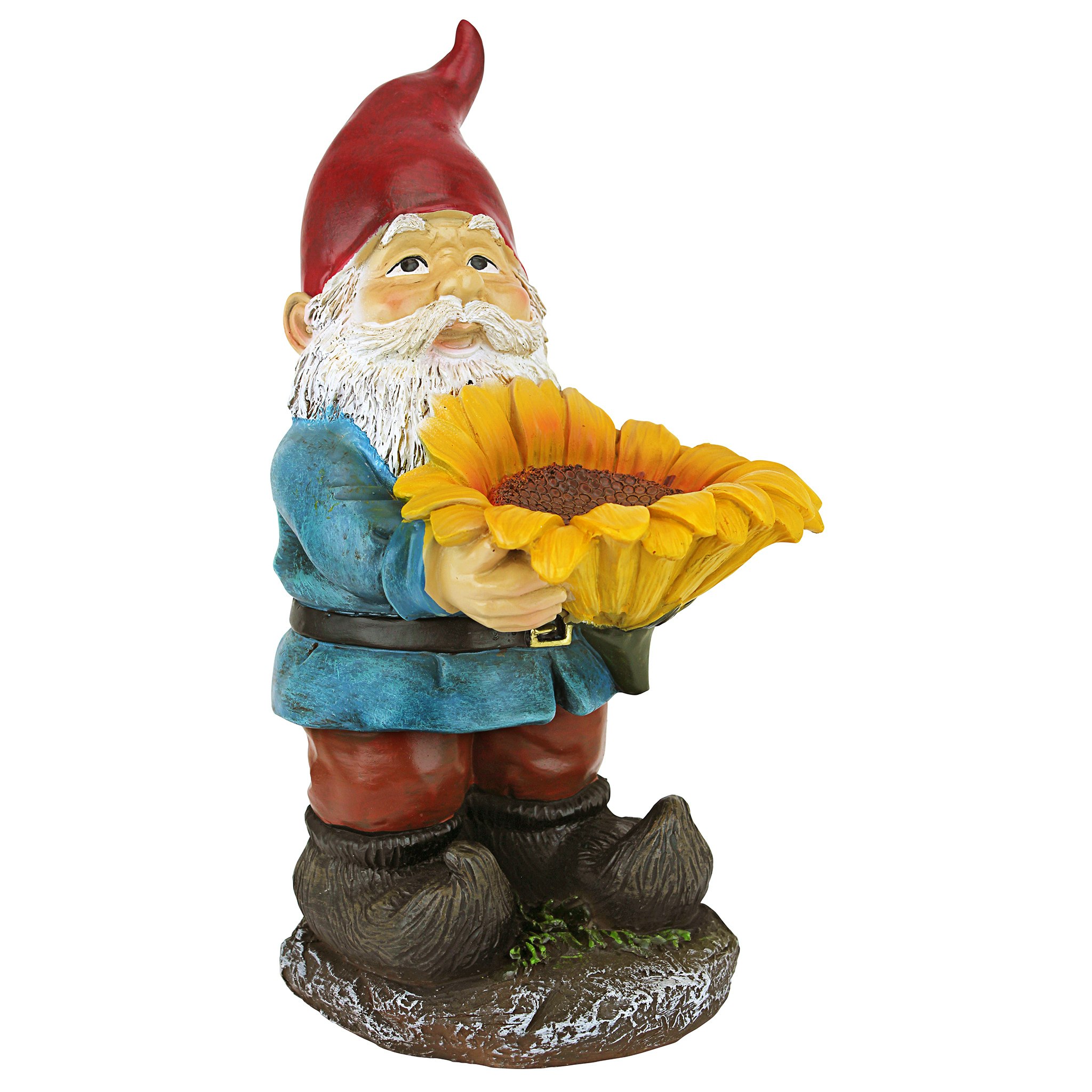 Toscano - Sunflower Sammy Garden Gnome Statue