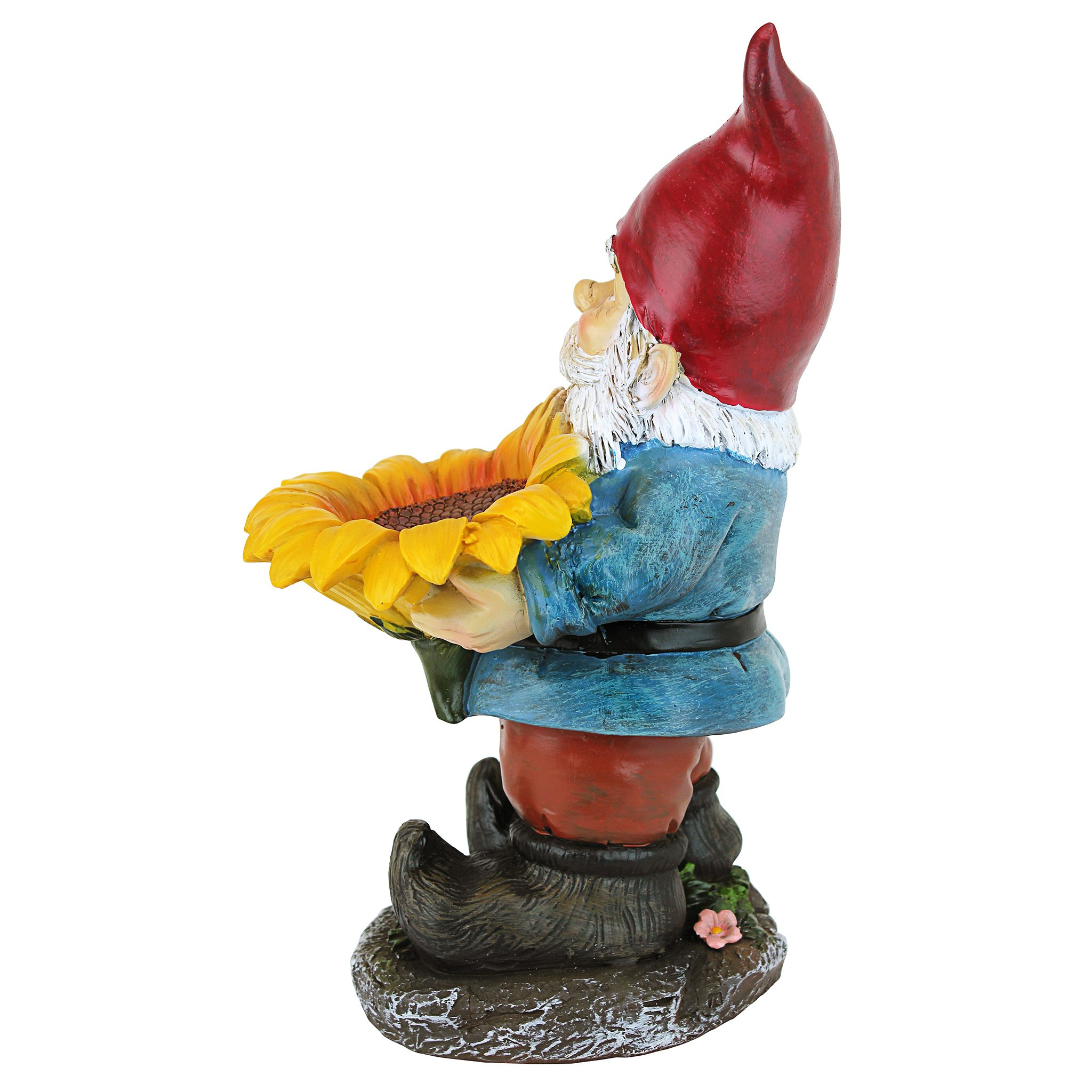 Toscano - Sunflower Sammy Garden Gnome Statue