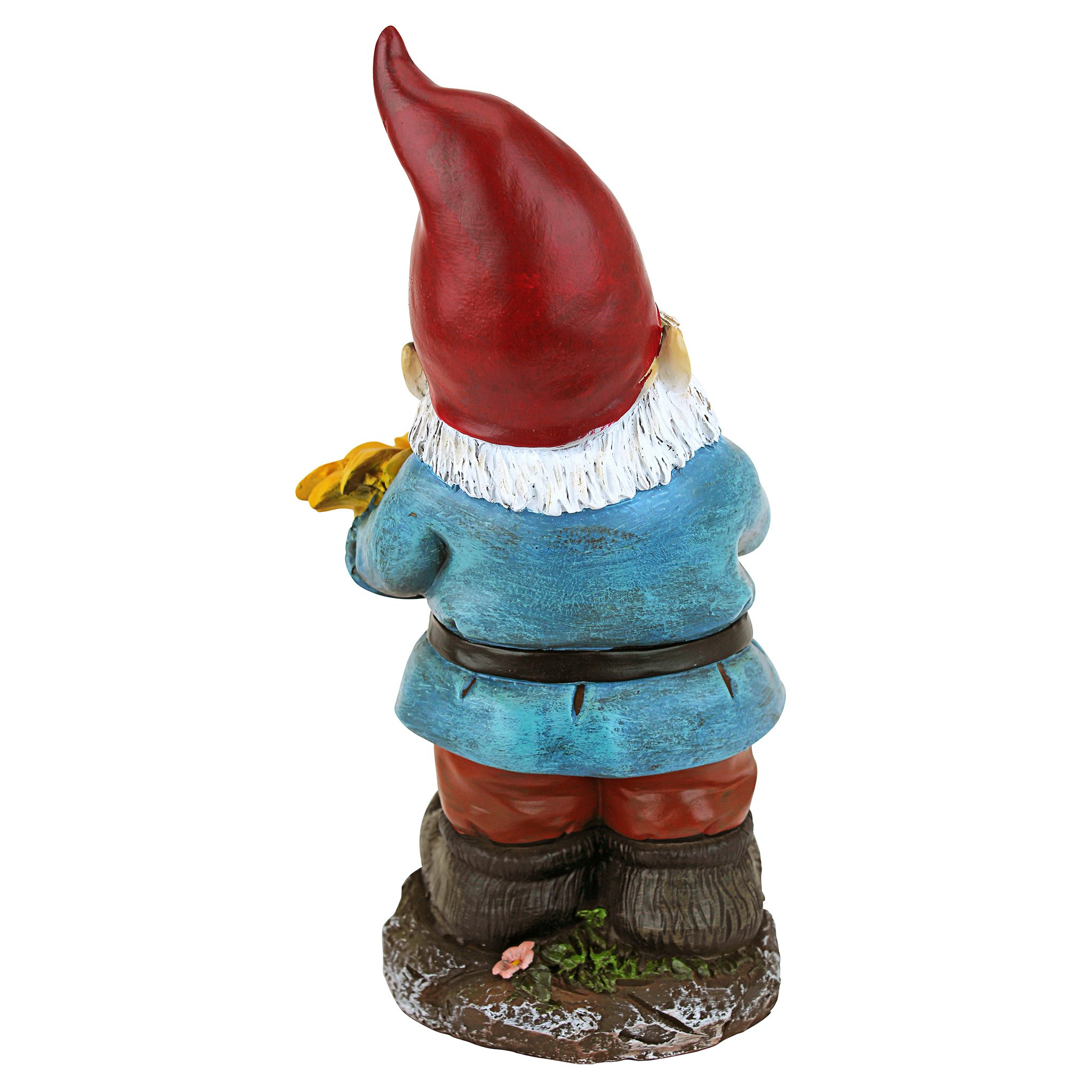 Toscano - Sunflower Sammy Garden Gnome Statue