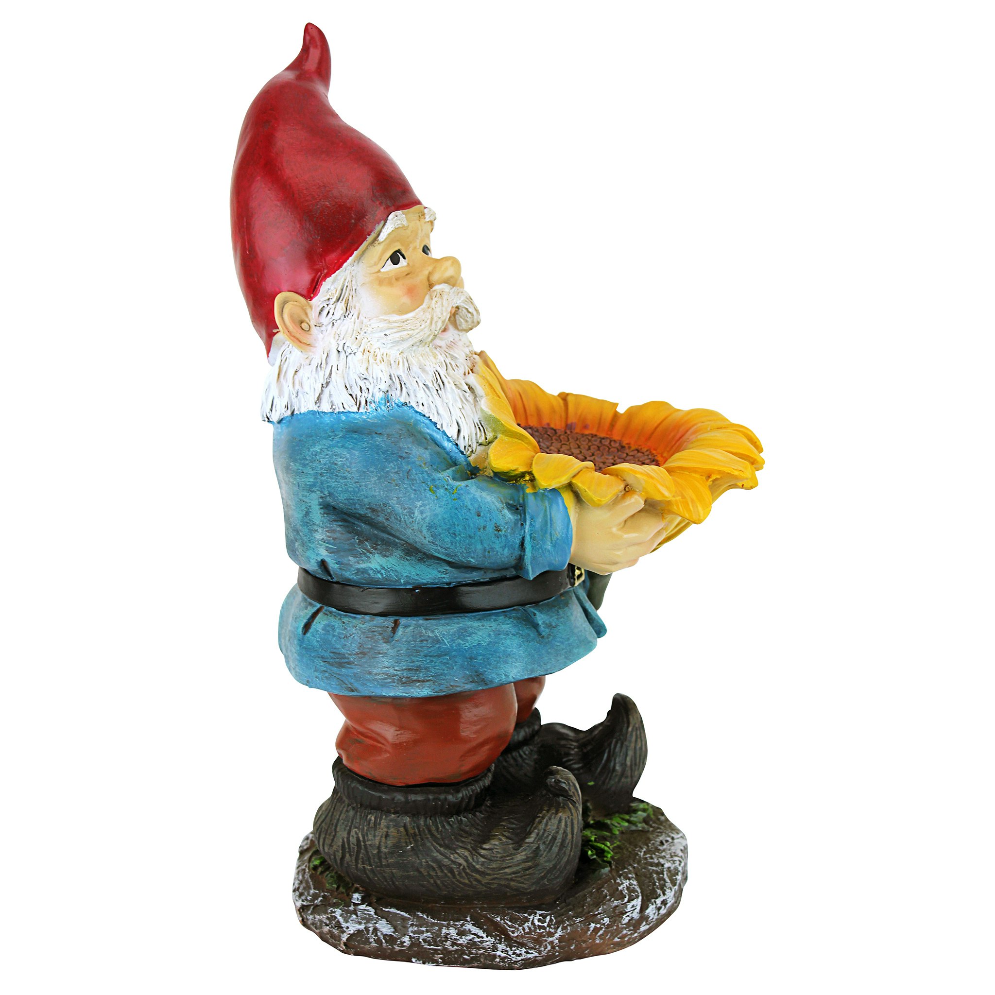 Toscano - Sunflower Sammy Garden Gnome Statue