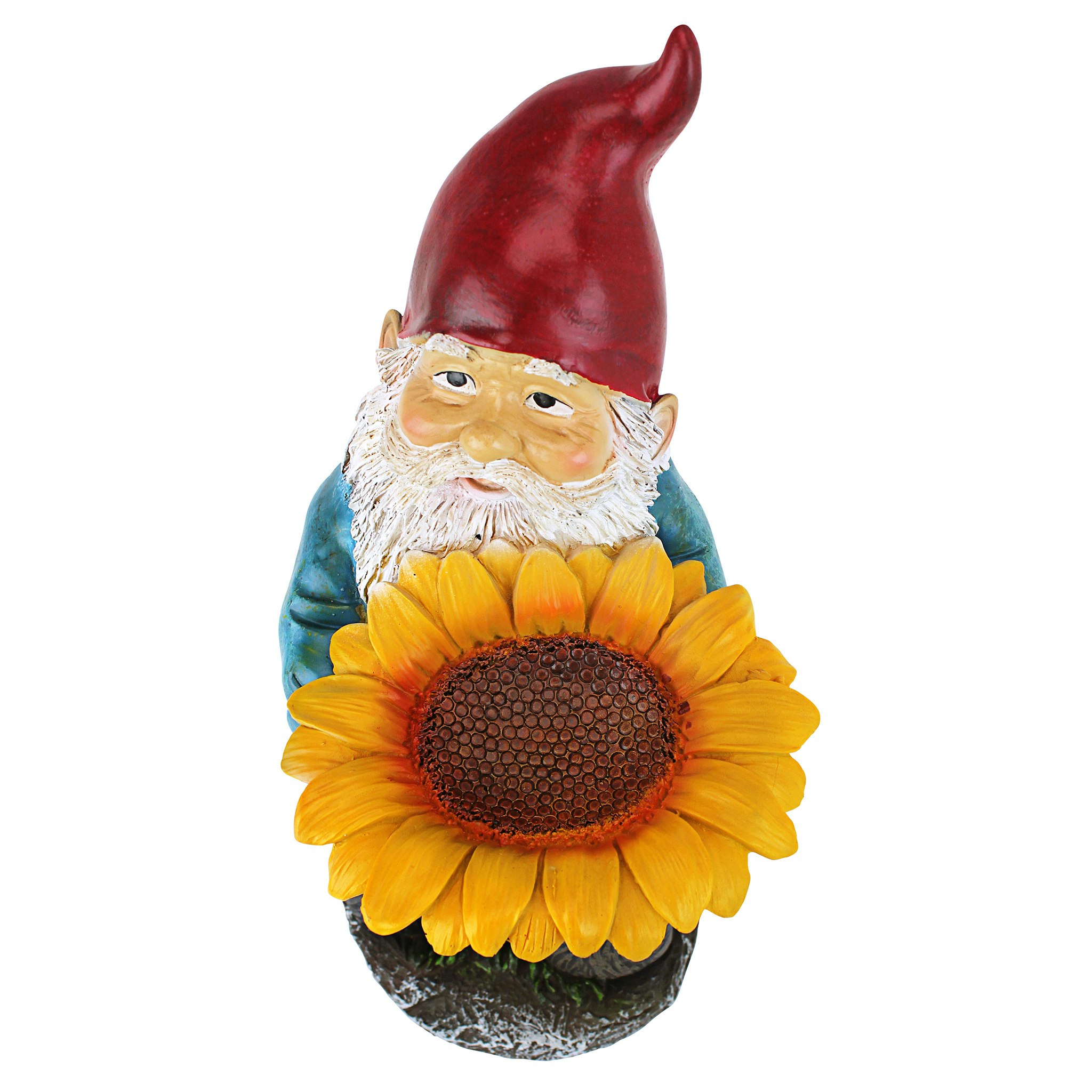 Toscano - Sunflower Sammy Garden Gnome Statue