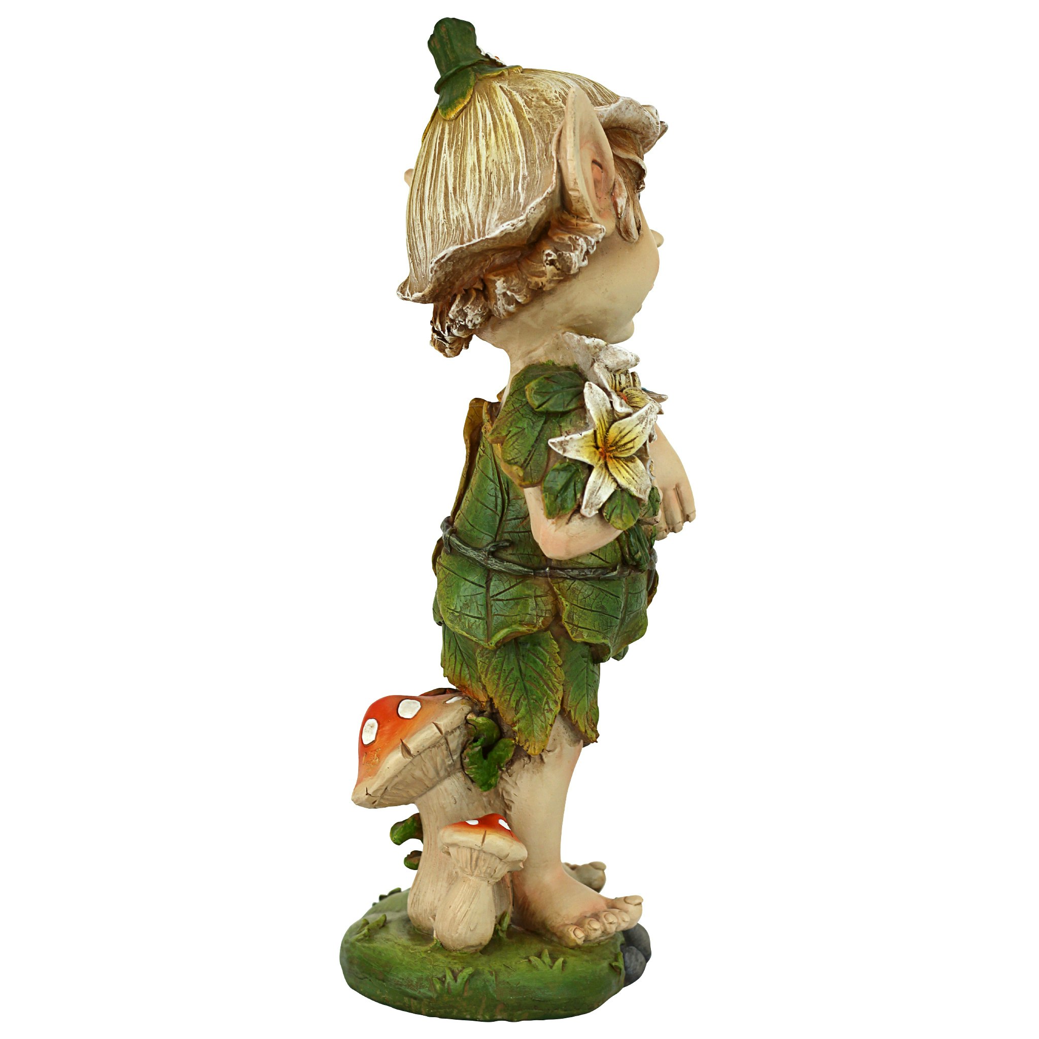 Toscano Pixie Elfin Gnome Garden Statue - Perry