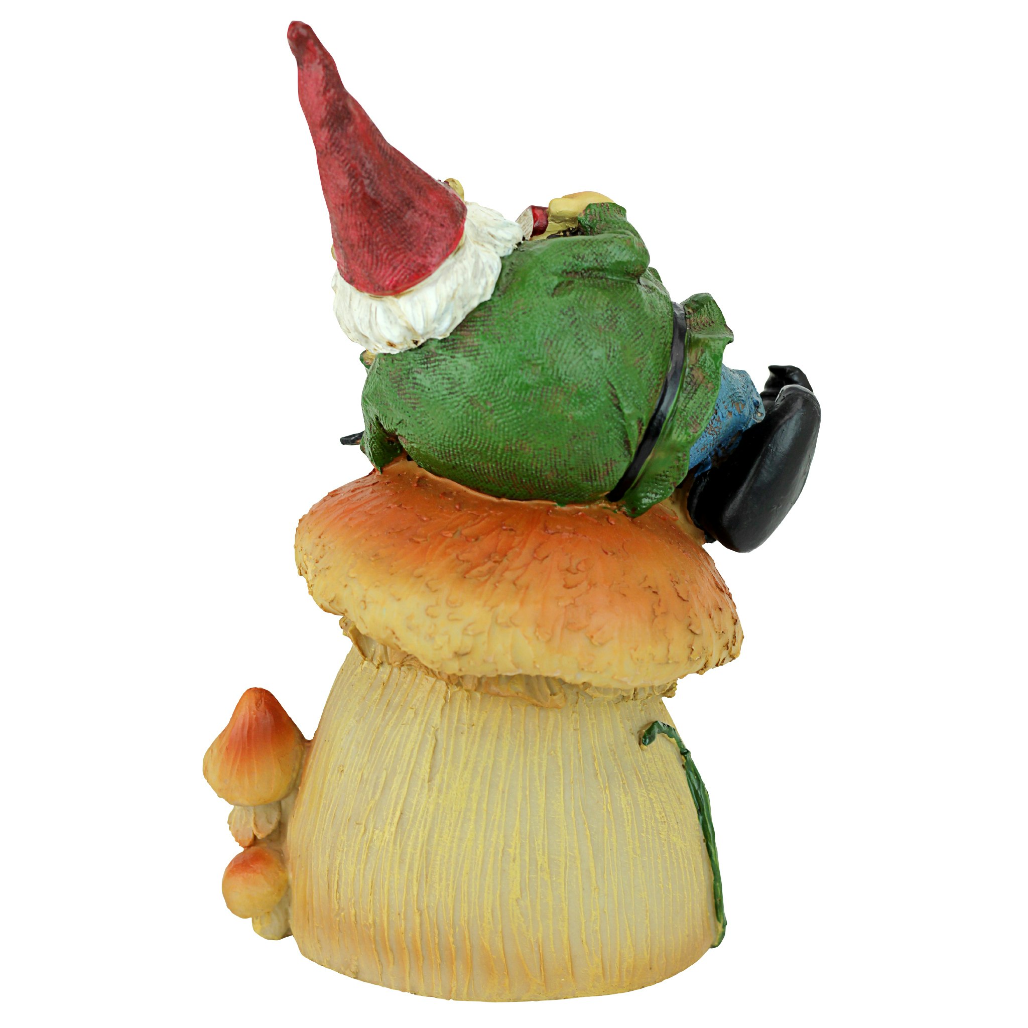 Toscano - Gnome Frog House Garden Statue