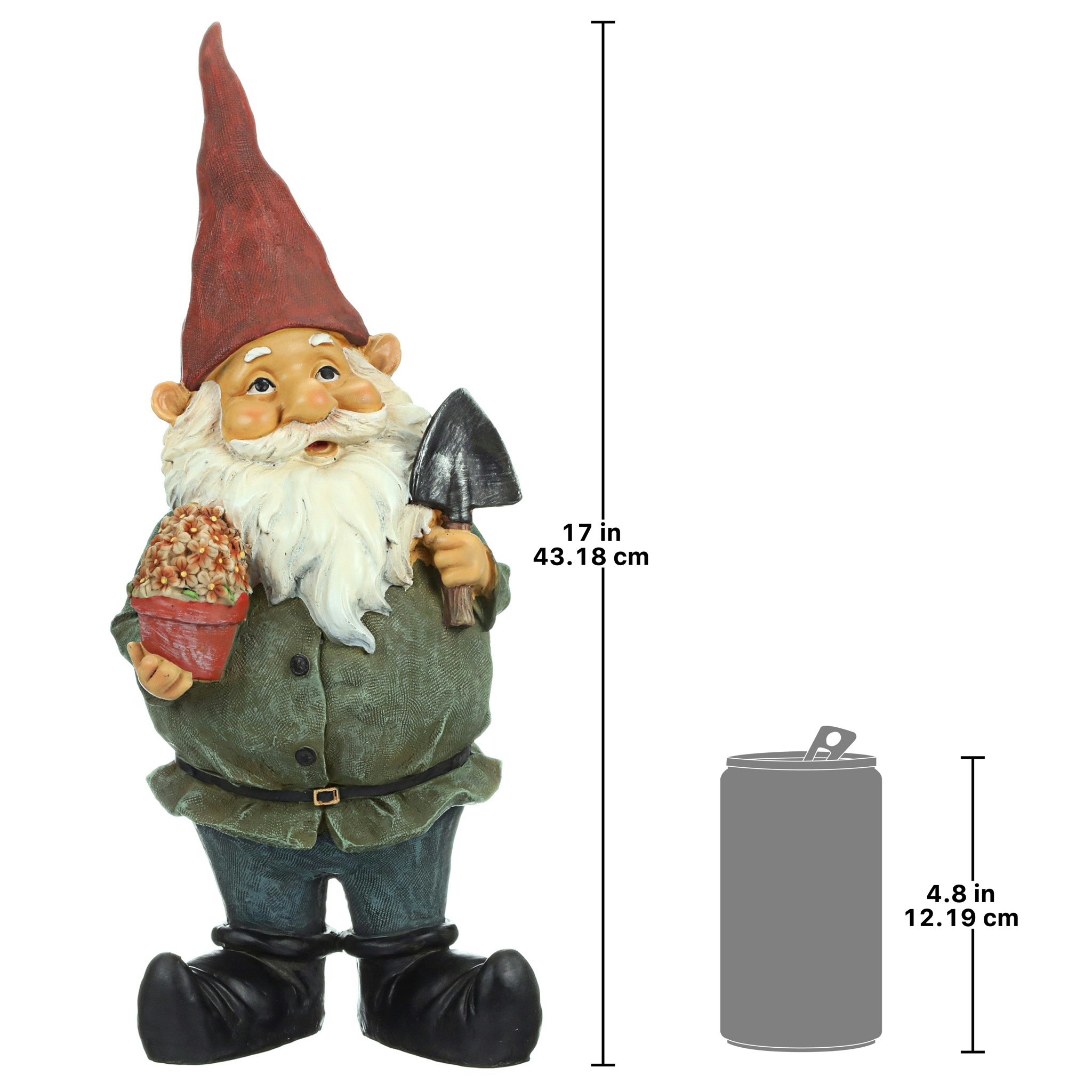 Toscano - Dagobert with Gifts Garden Gnome Statue