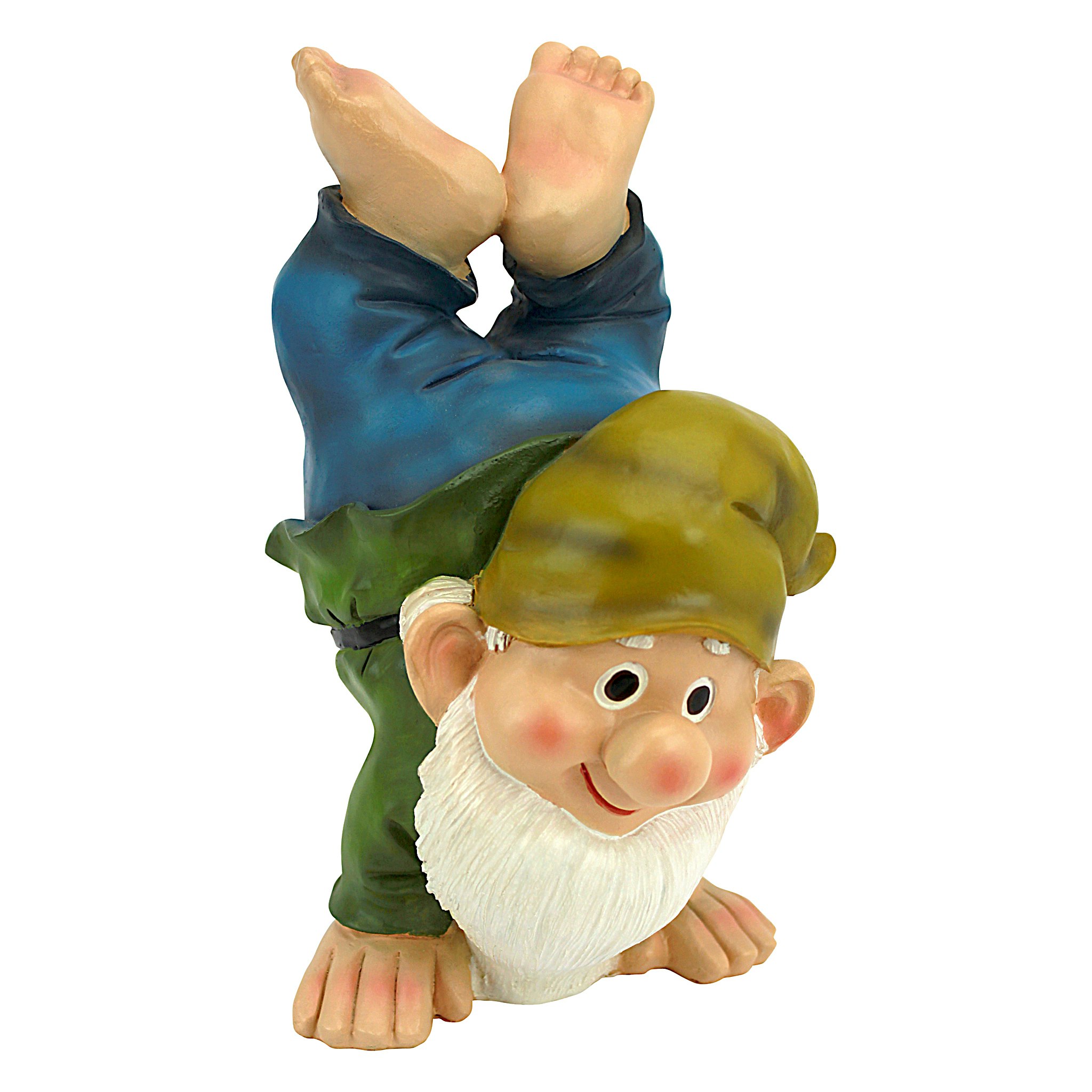 Toscano - Handstand Henry the Garden Gnome Statue