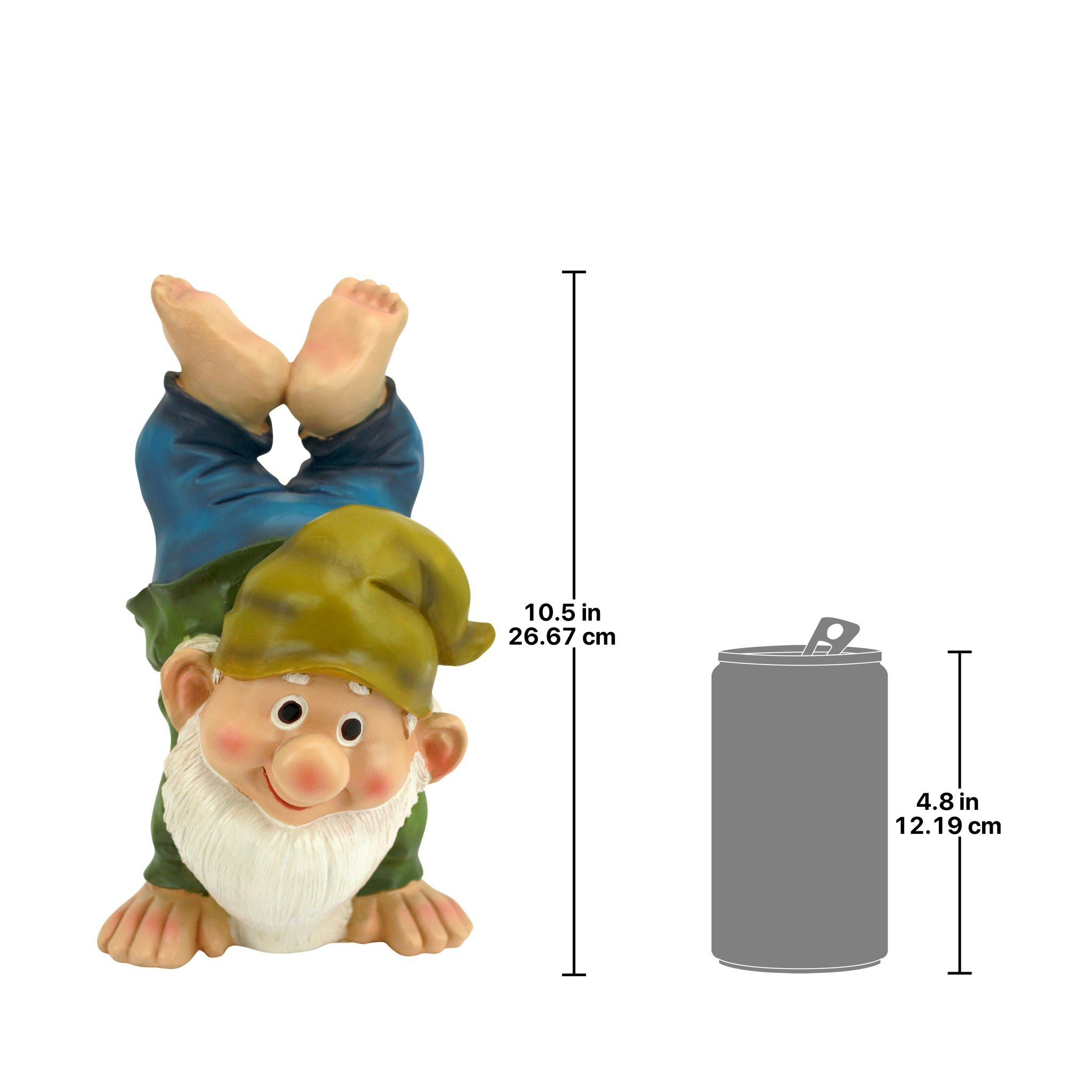 Toscano - Handstand Henry the Garden Gnome Statue