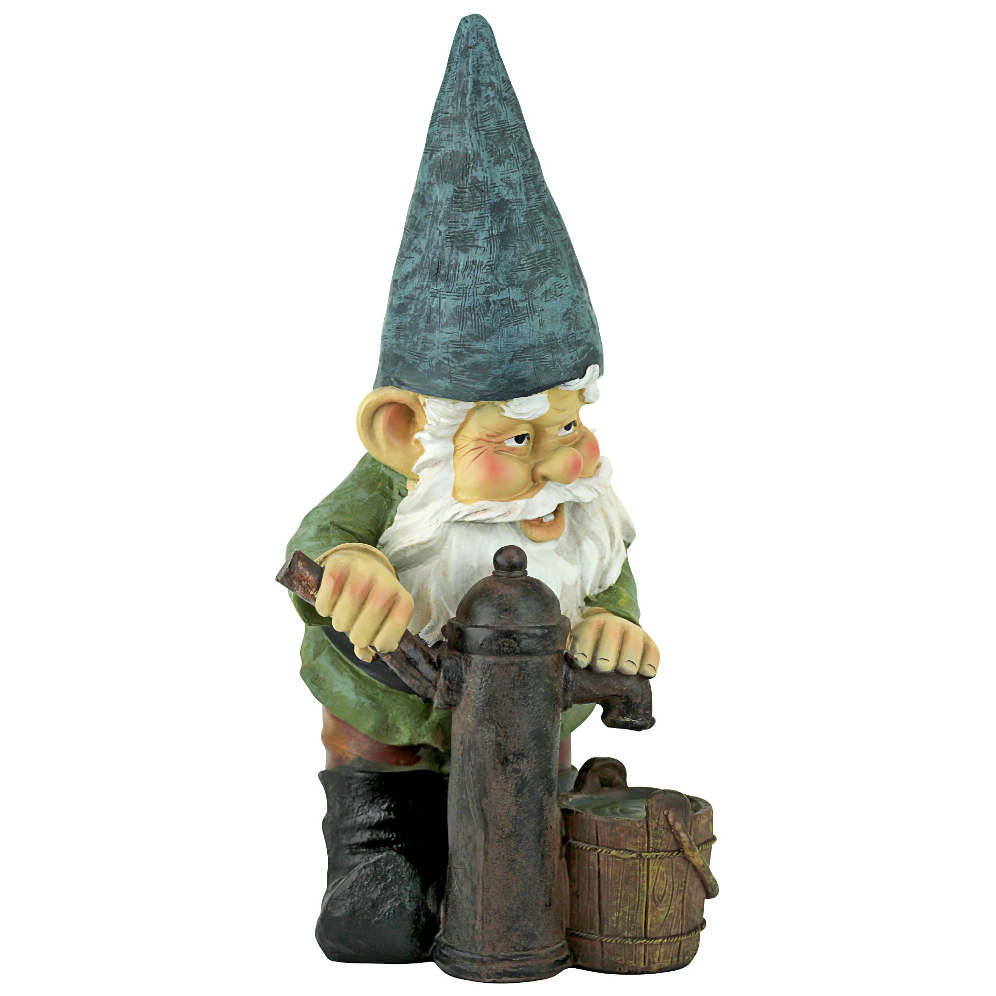 Toscano - Water Pump Pete Garden Gnome Statue