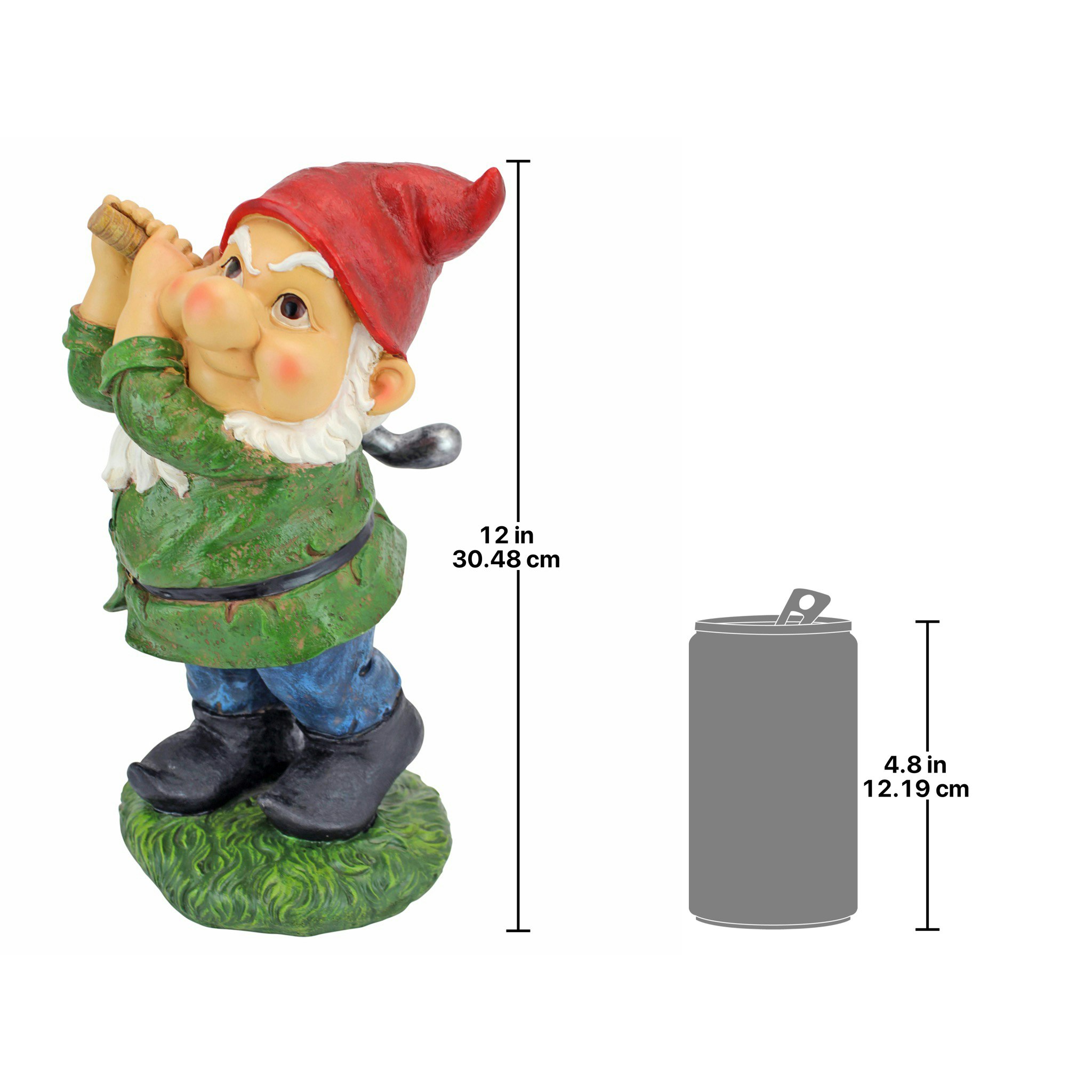 Toscano - Bogey Burt Garden Gnome Statue