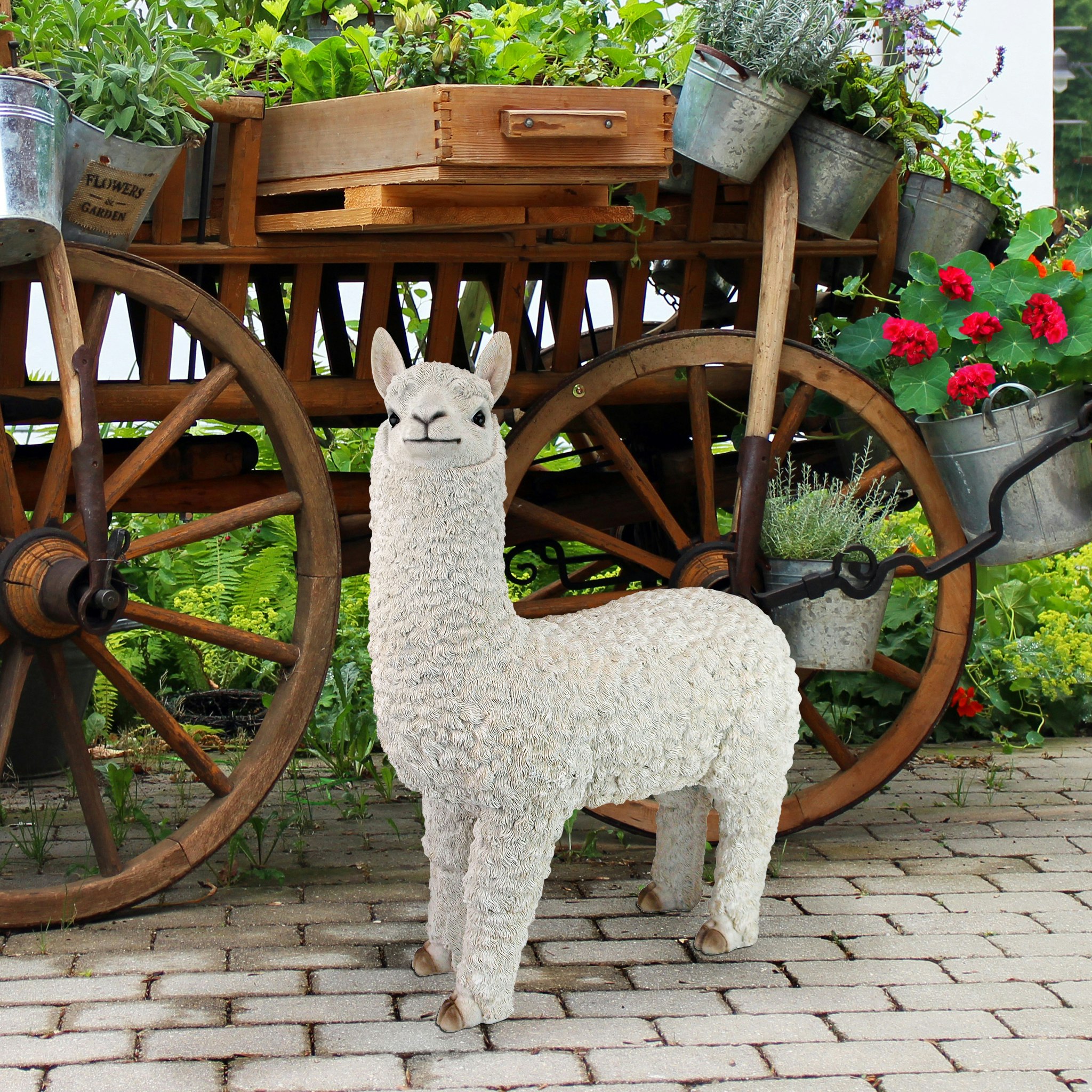 Toscano - The Alpacalypse of Alpaca Garden Statues