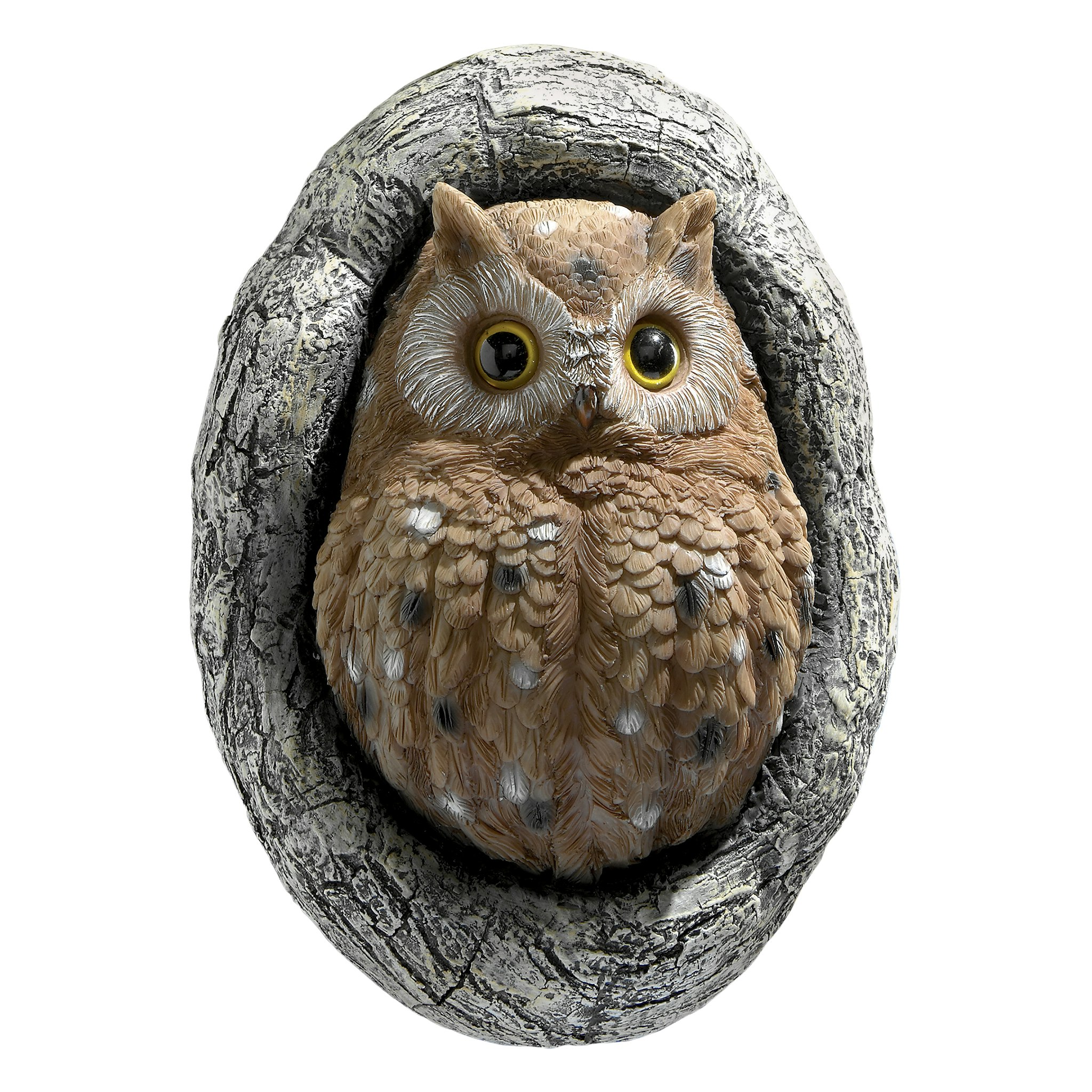 Toscano - Octavius Knothole Owl Tree Sculpture