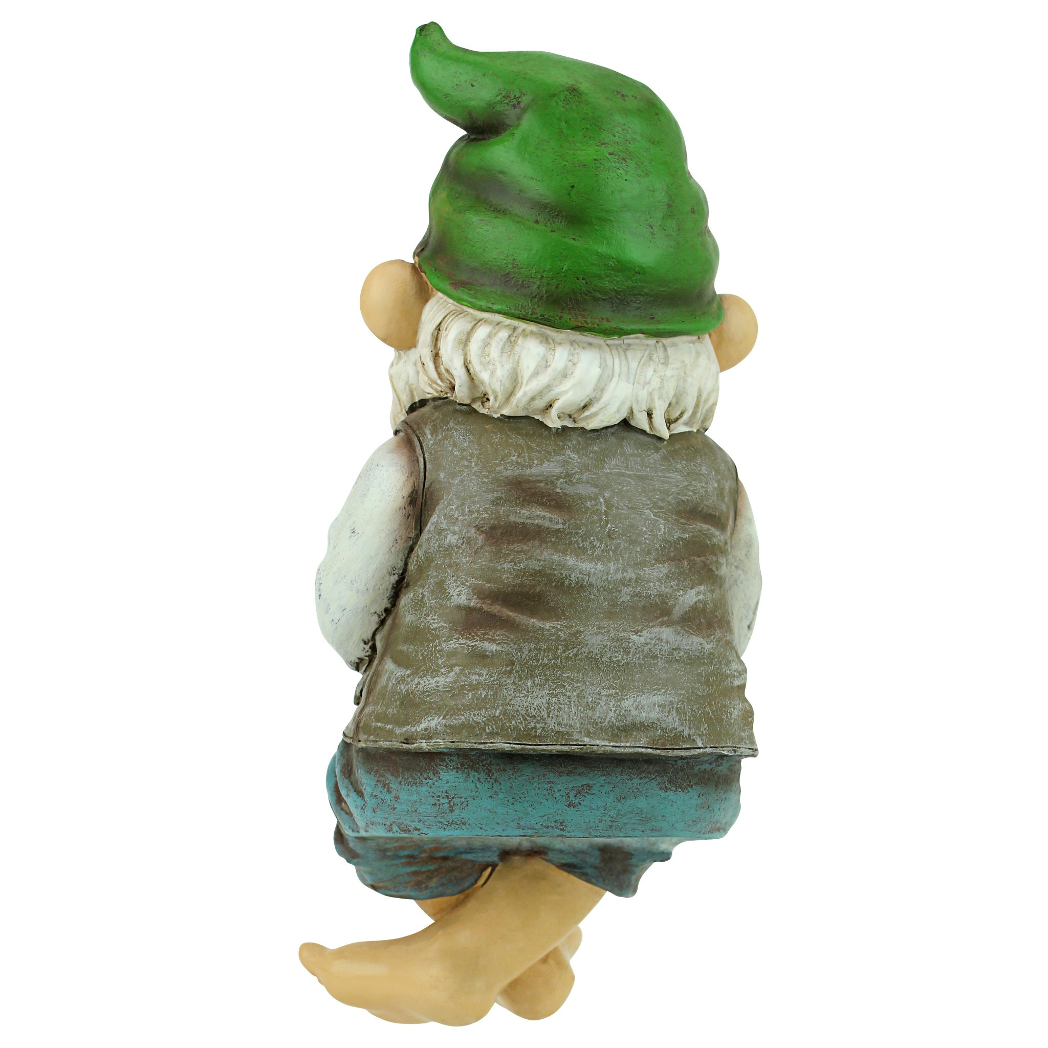 Toscano - Ziggy the Fishing Gnome Garden Sitter Statue