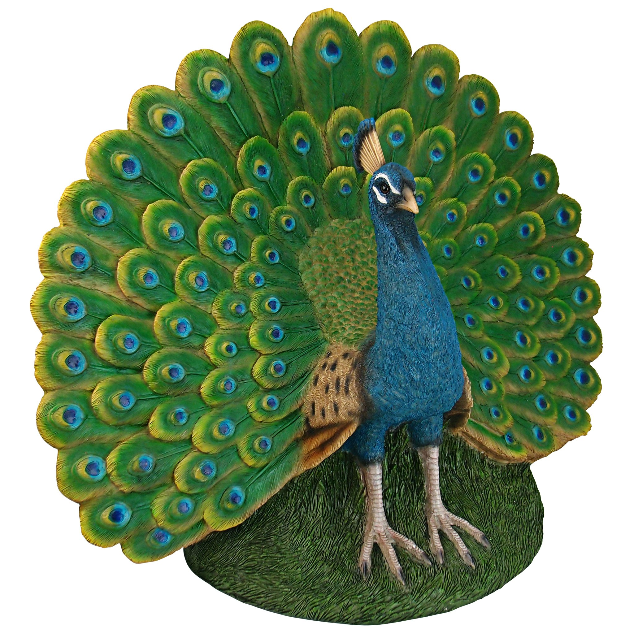 Toscano - Peacock Plumage Garden Statue