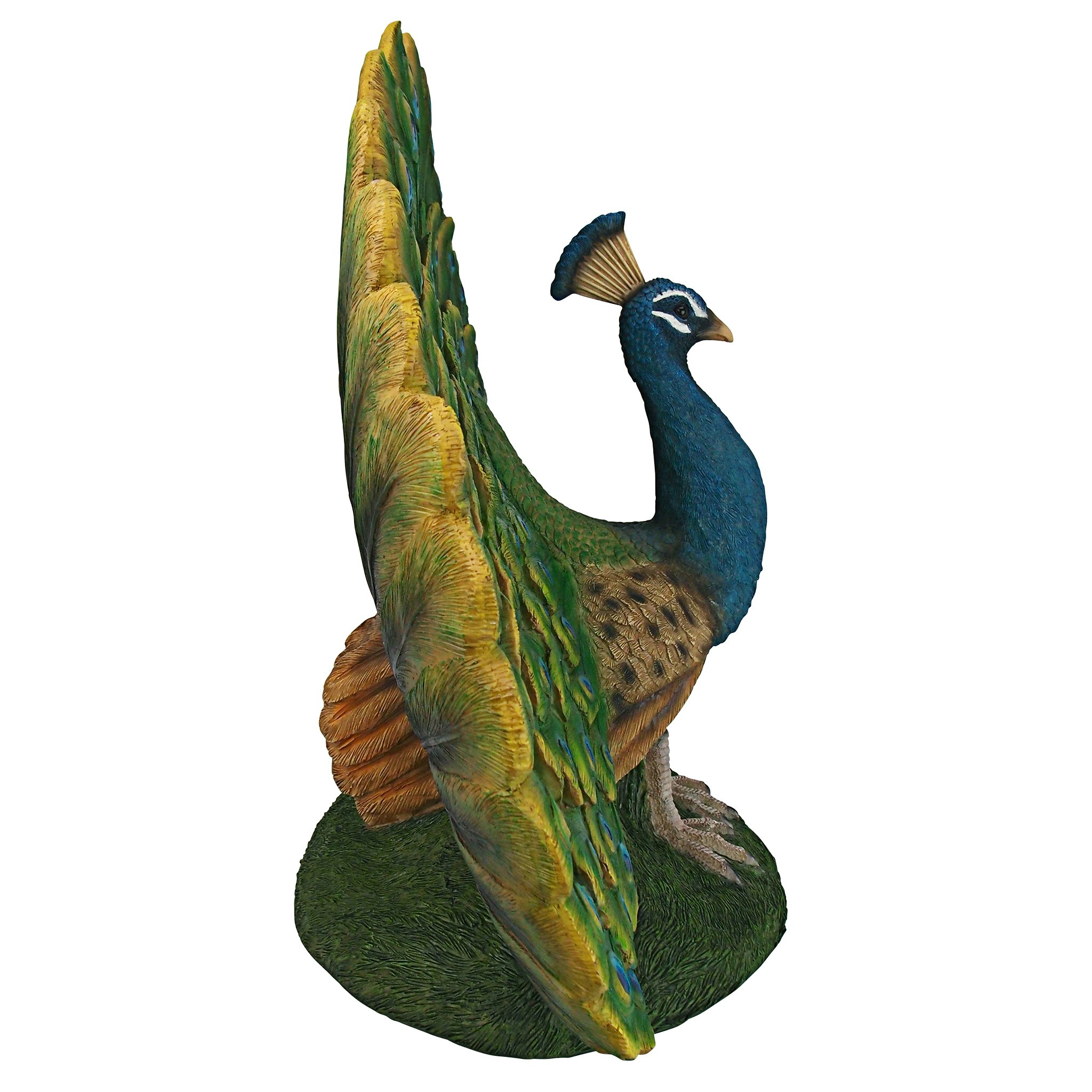 Toscano - Peacock Plumage Garden Statue