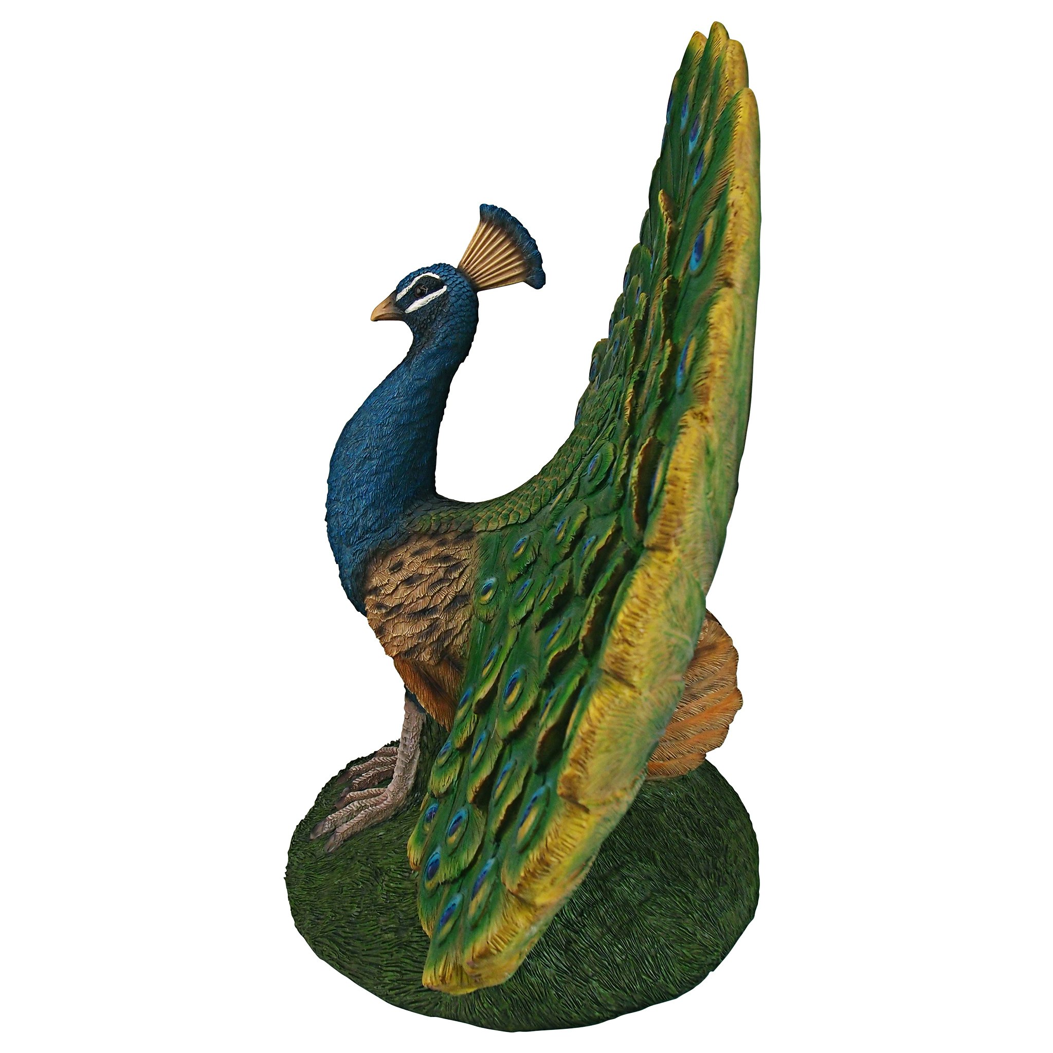 Toscano - Peacock Plumage Garden Statue